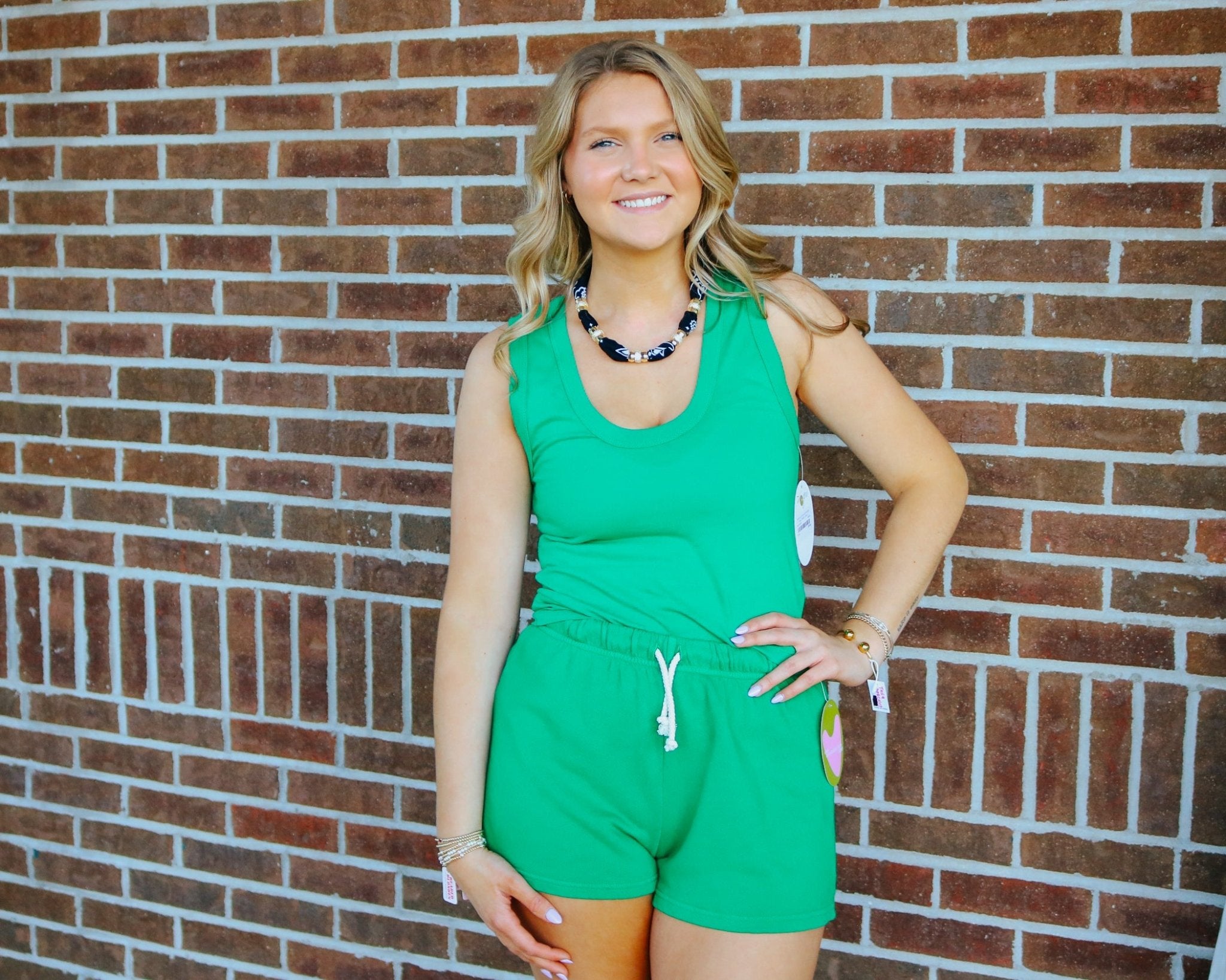 French Terry Sweat Shorts - Olive You BoutiquePERFECTWHITETEE227901B12-LAYLA