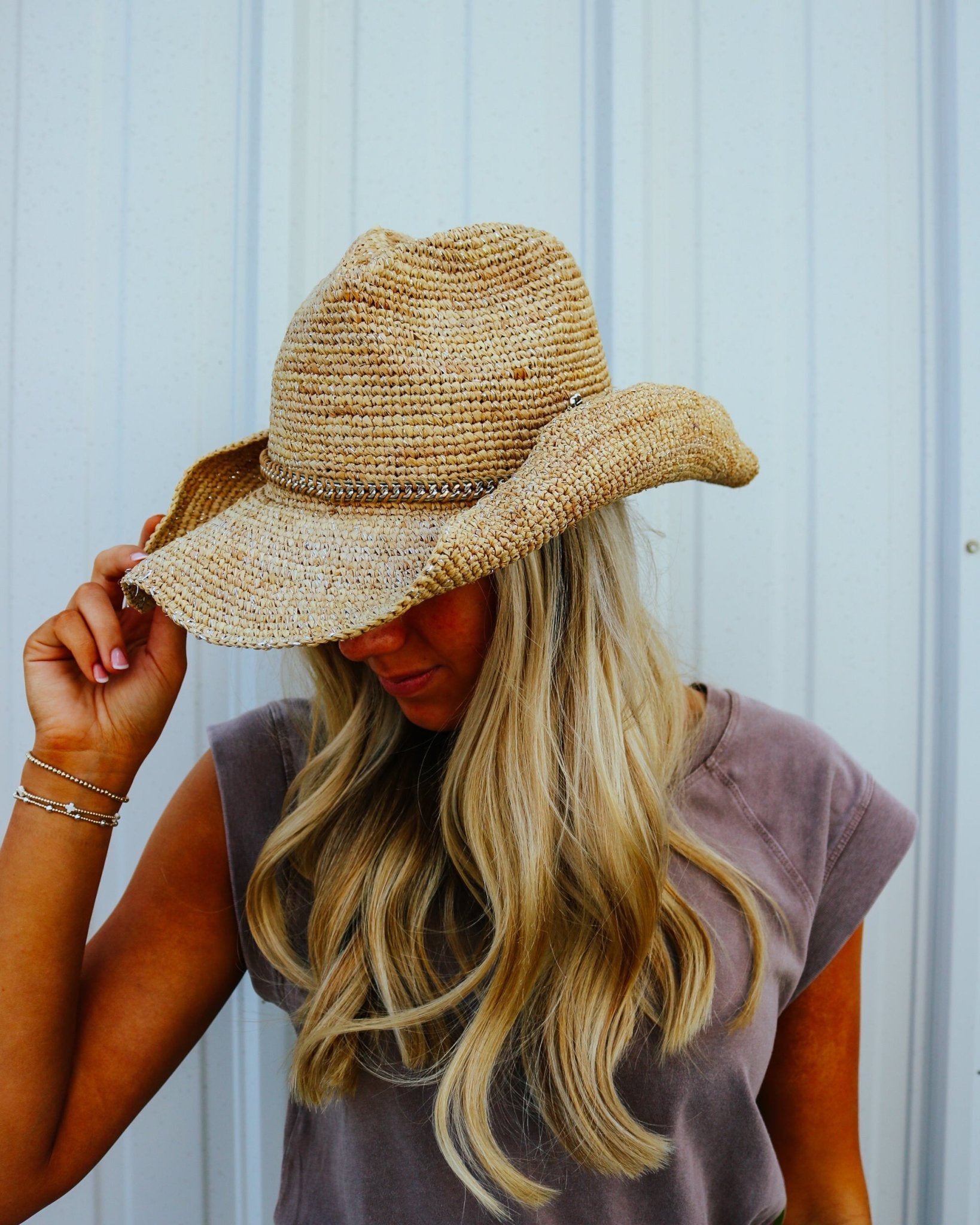 Dallas Crochet Cowboy Hat - Olive You BoutiqueFlora Bella232034Dallas