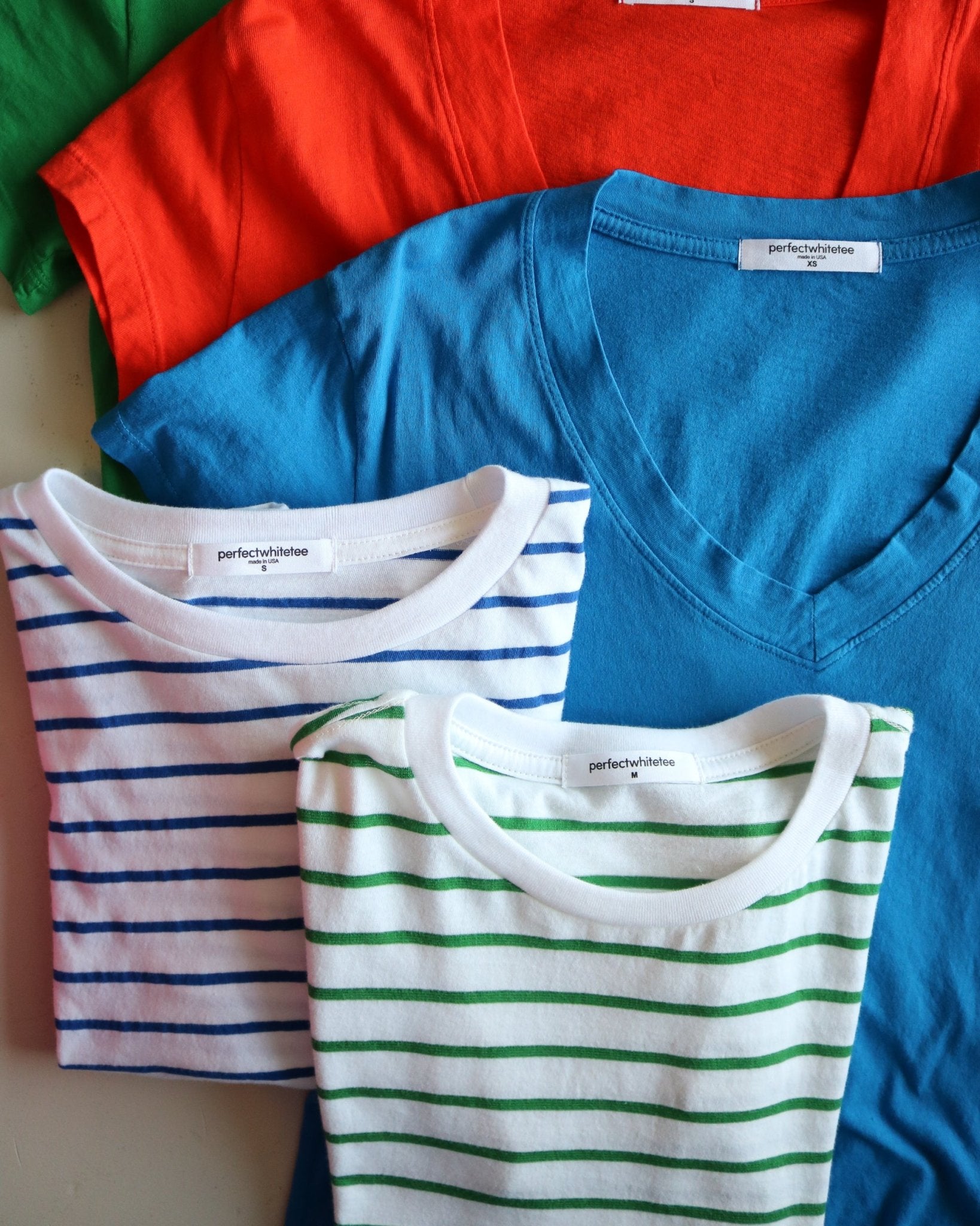 Jersey Stripe Boxy Crewneck Tee - Olive You BoutiquePERFECTWHITETEE227848T321-EVERETT