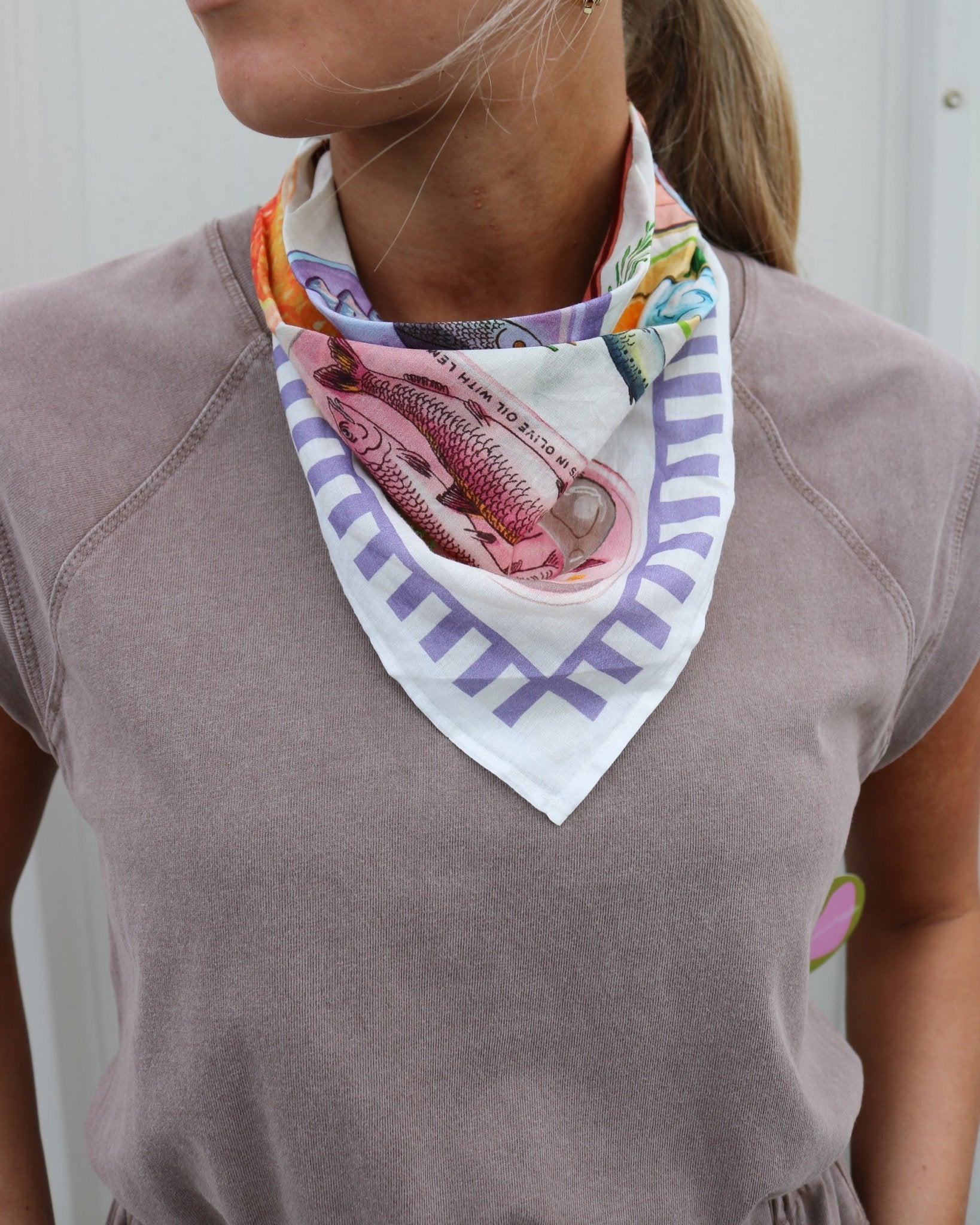 Sardines Neck Scarf - Olive You BoutiqueVISMAYA1989419894