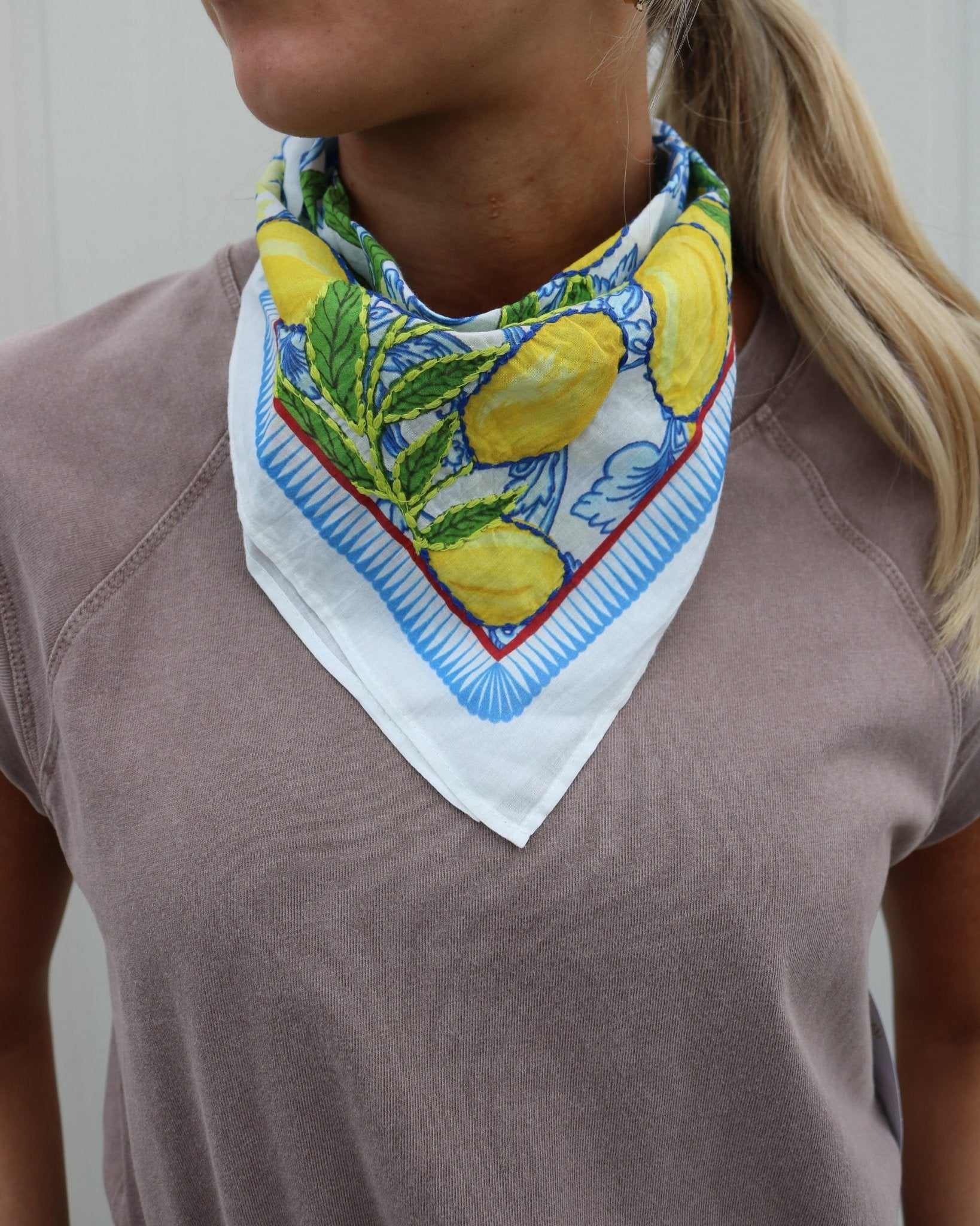 Lemon Yellow Neck Scarf - Olive You BoutiqueVISMAYA1993719937