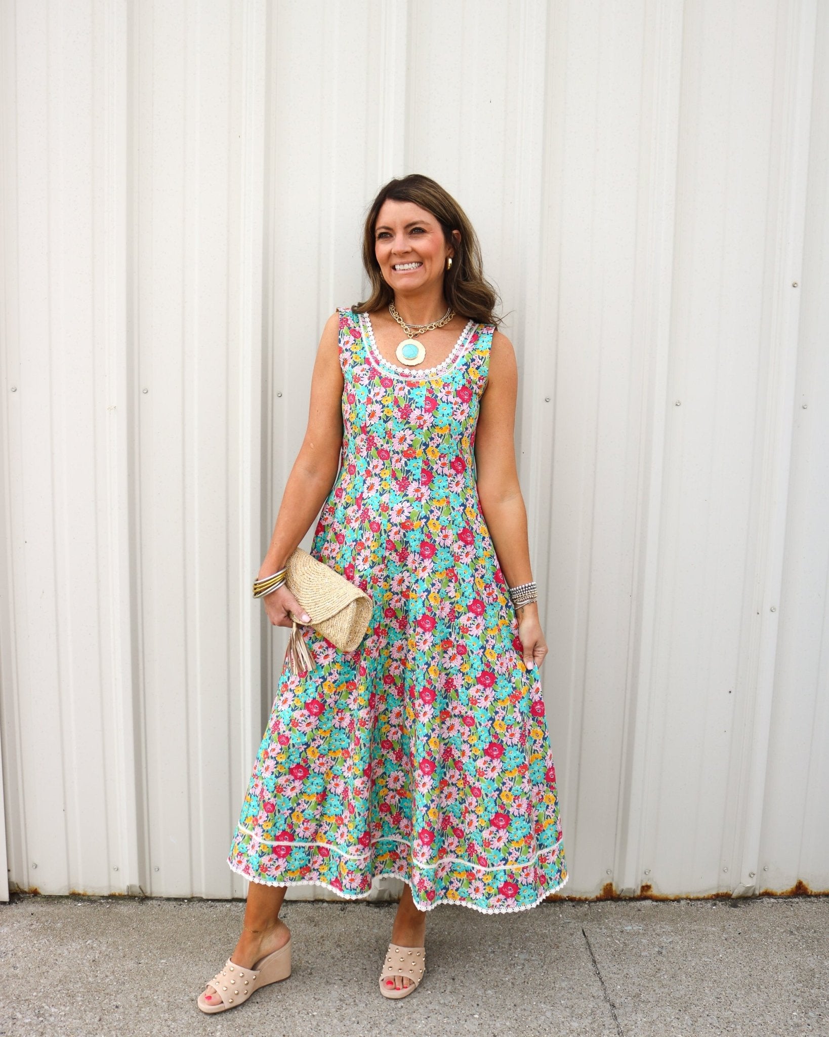 Alice Dress in Meadow Muse Floral - Olive You BoutiqueELIZABETH JAMES THE LABEL227786181291