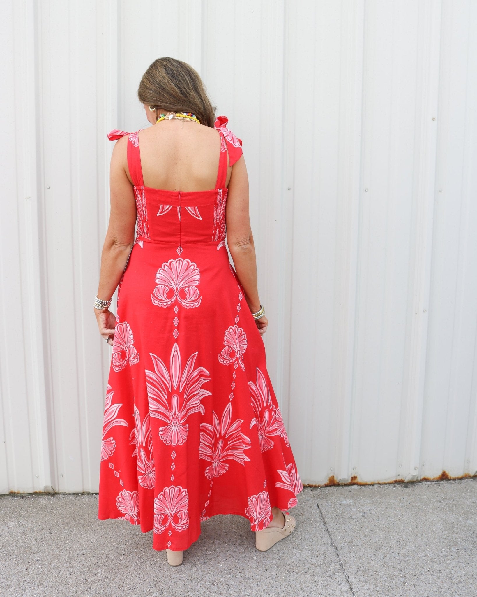 The Scarlet Bloom Maxi Dress - Olive You BoutiqueBEYOND BY VERA227369869