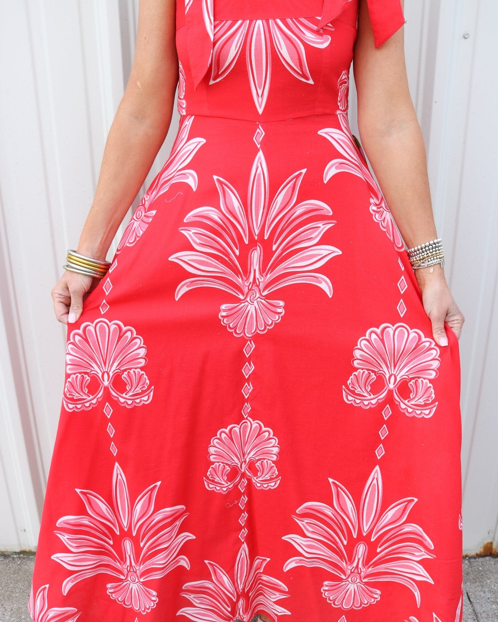 The Scarlet Bloom Maxi Dress - Olive You BoutiqueBEYOND BY VERA227369869