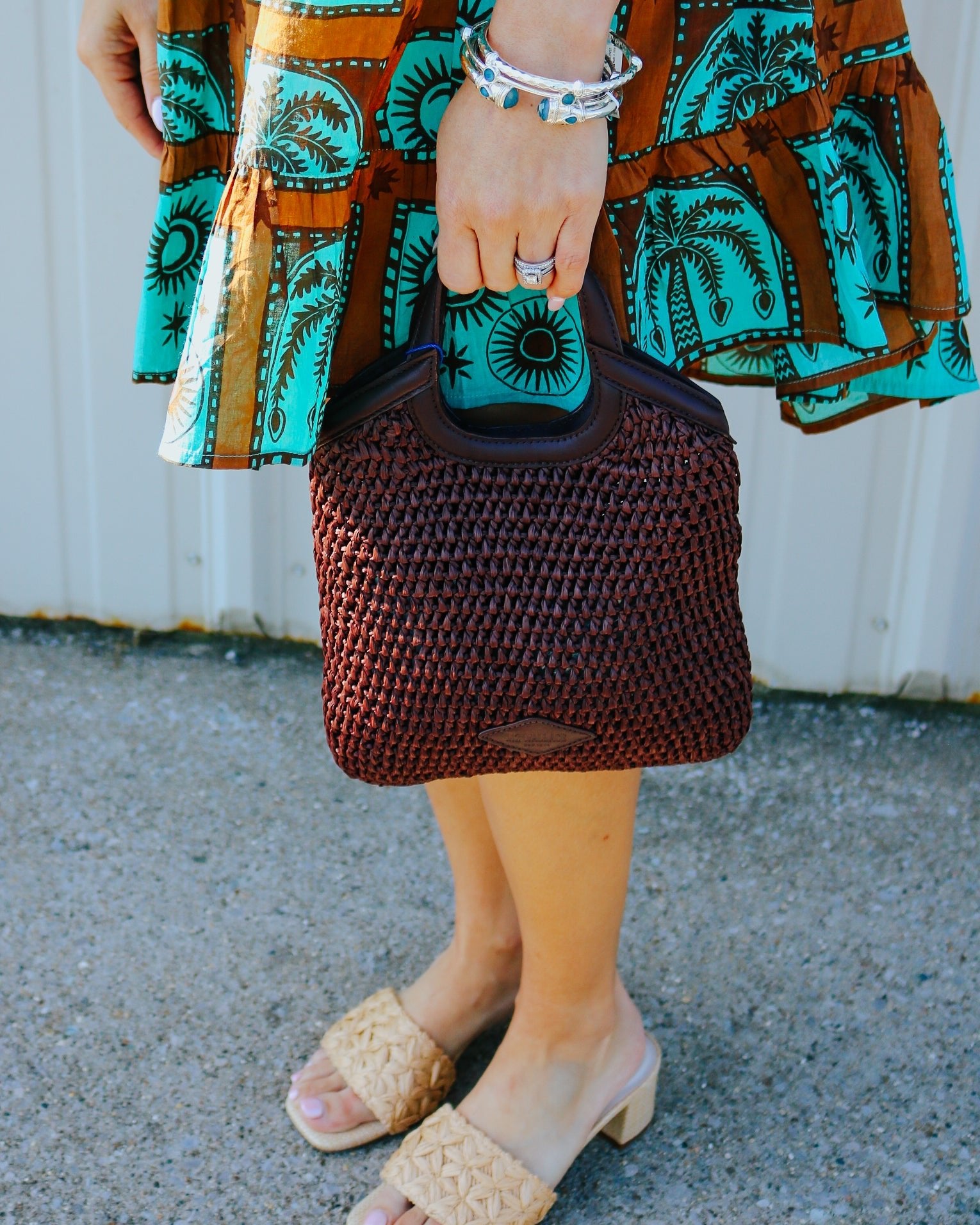 Block Print Tropical Dress - Olive You BoutiqueIVY JANE23069375758
