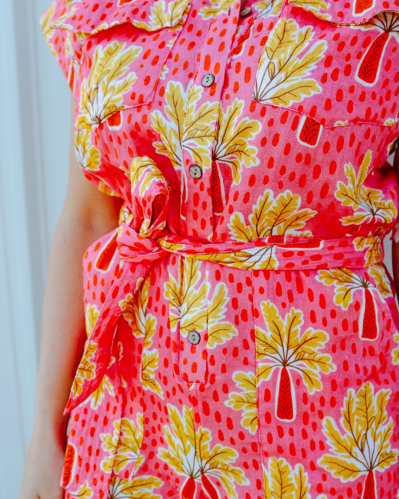 Sunset Palm Tree Romper - Olive You BoutiqueIVY JANE230623450062