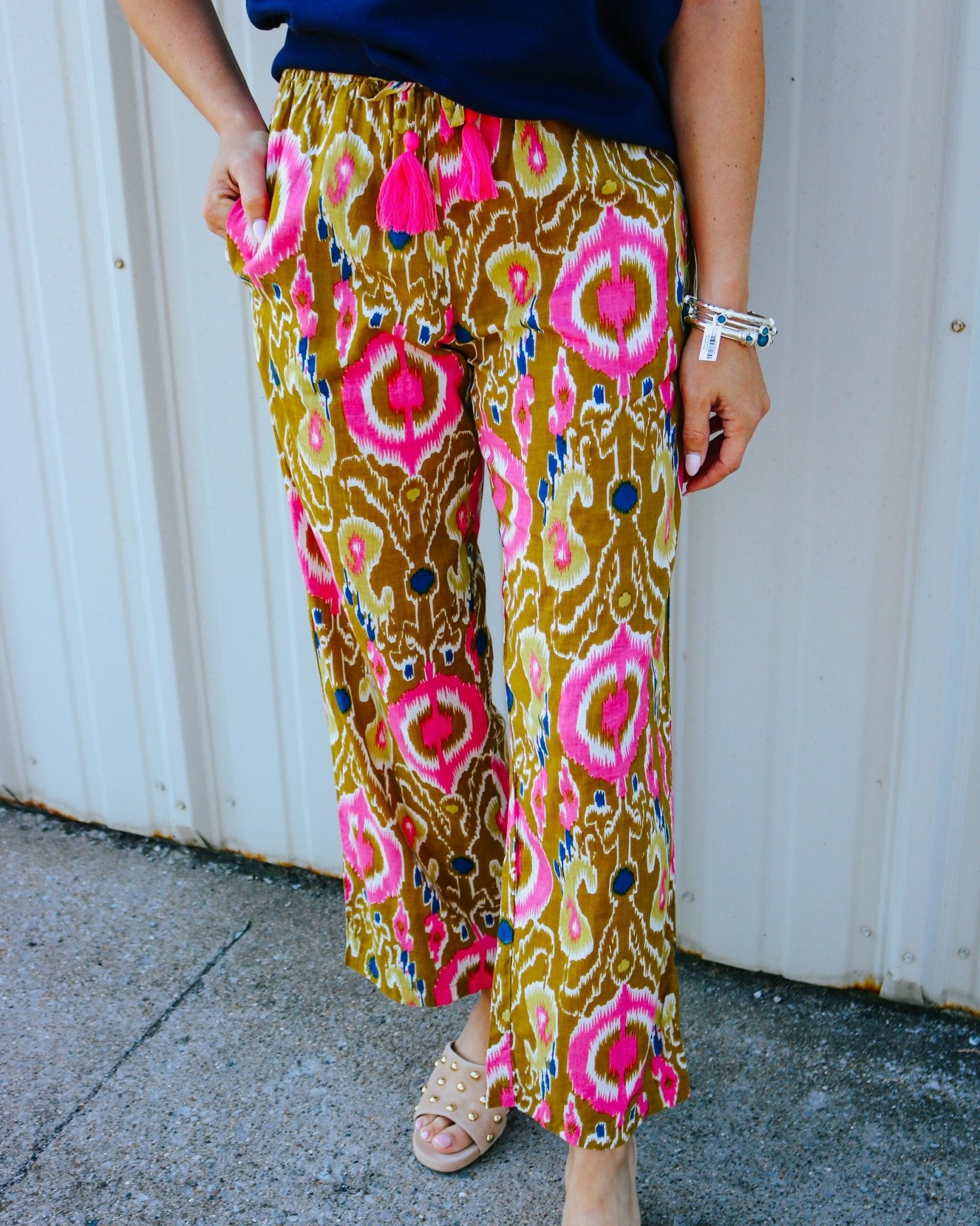 Sunset Ikat Pant - Olive You BoutiqueIVY JANE230662250029