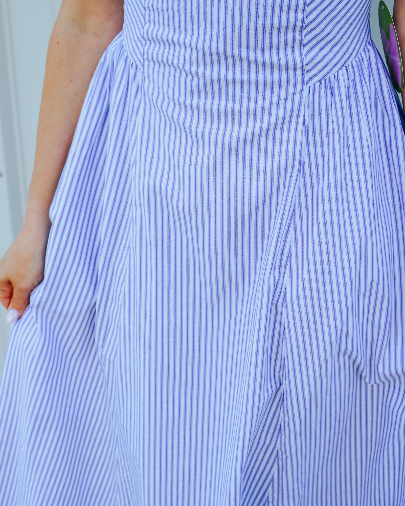 Bardot Striped Spaghetti Strap Midi Dress - Olive You BoutiqueXIRENA229287X4AMS045