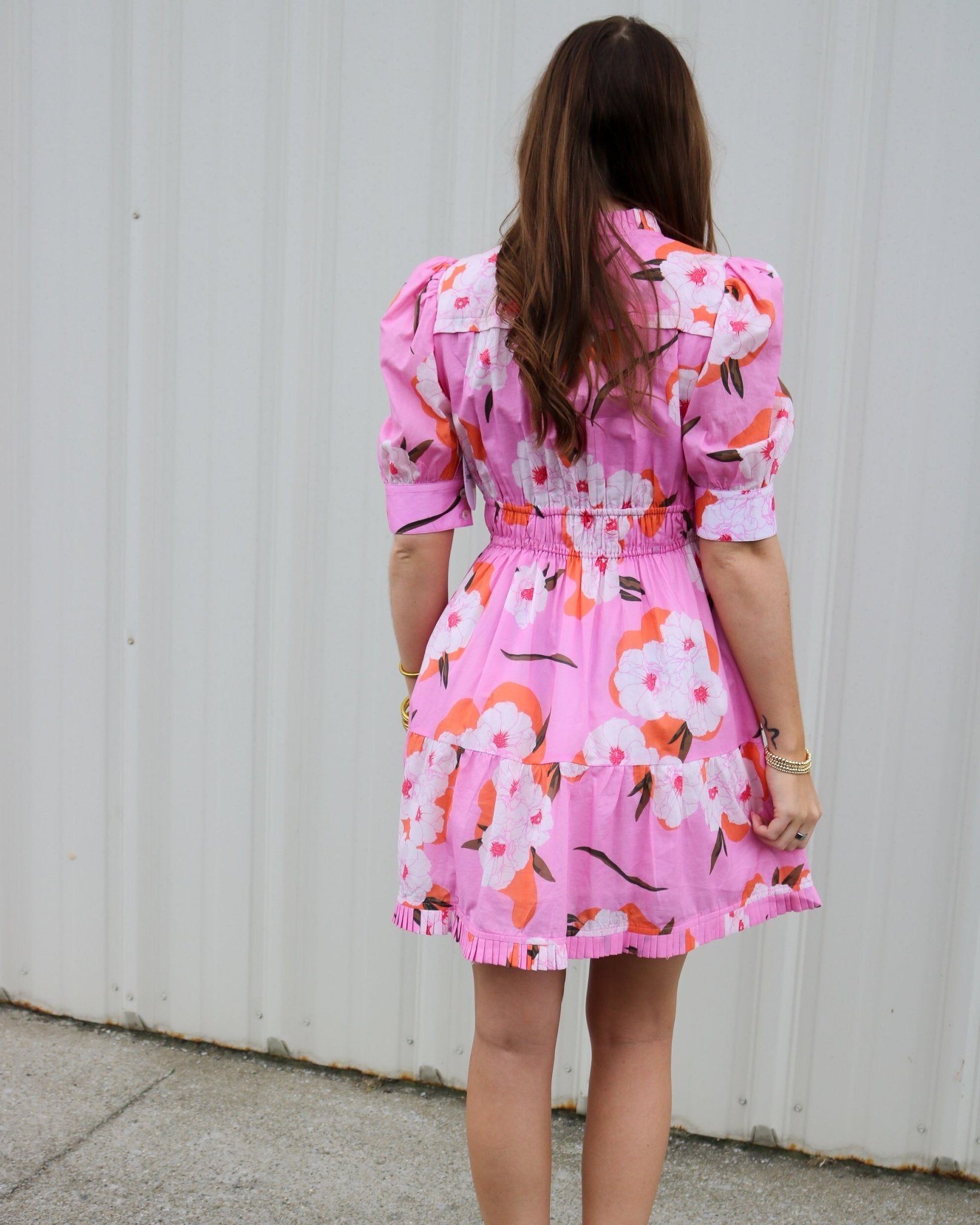 Alice Puff Sleeve Floral Dress - Olive You BoutiqueBEYOND BY VERA227353967