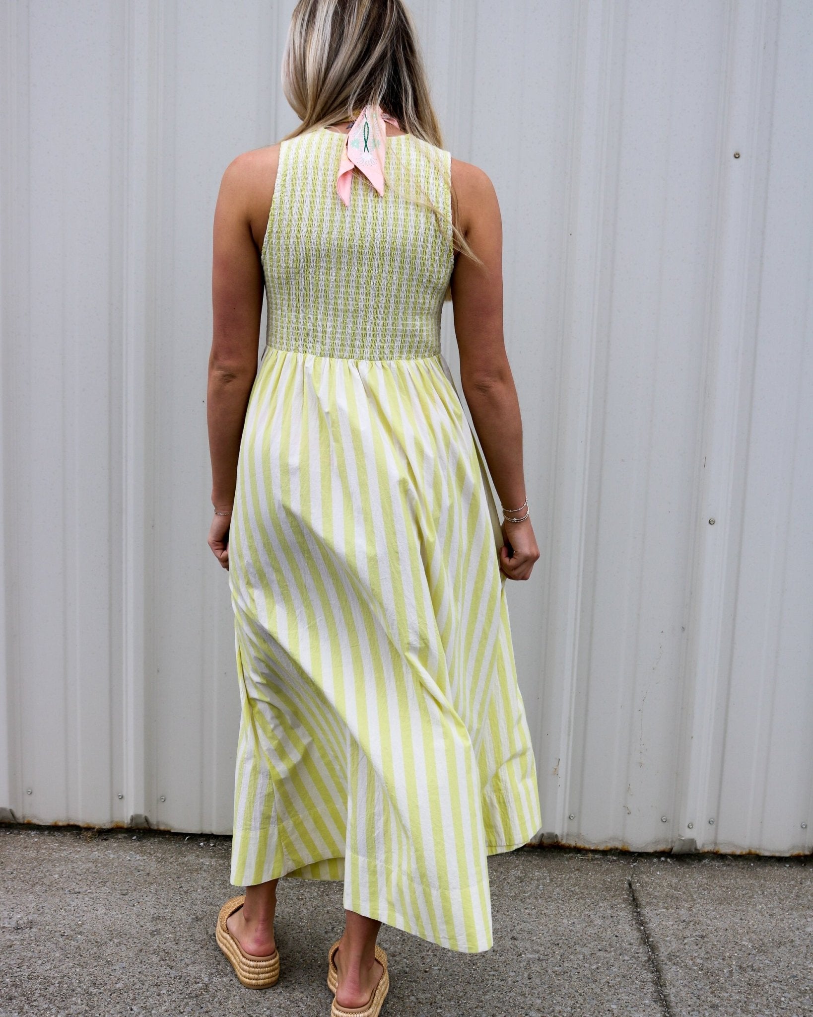 Darcy Poplin Smocked Midi Dress - Olive You BoutiqueMARINE LAYER2270111260206001264