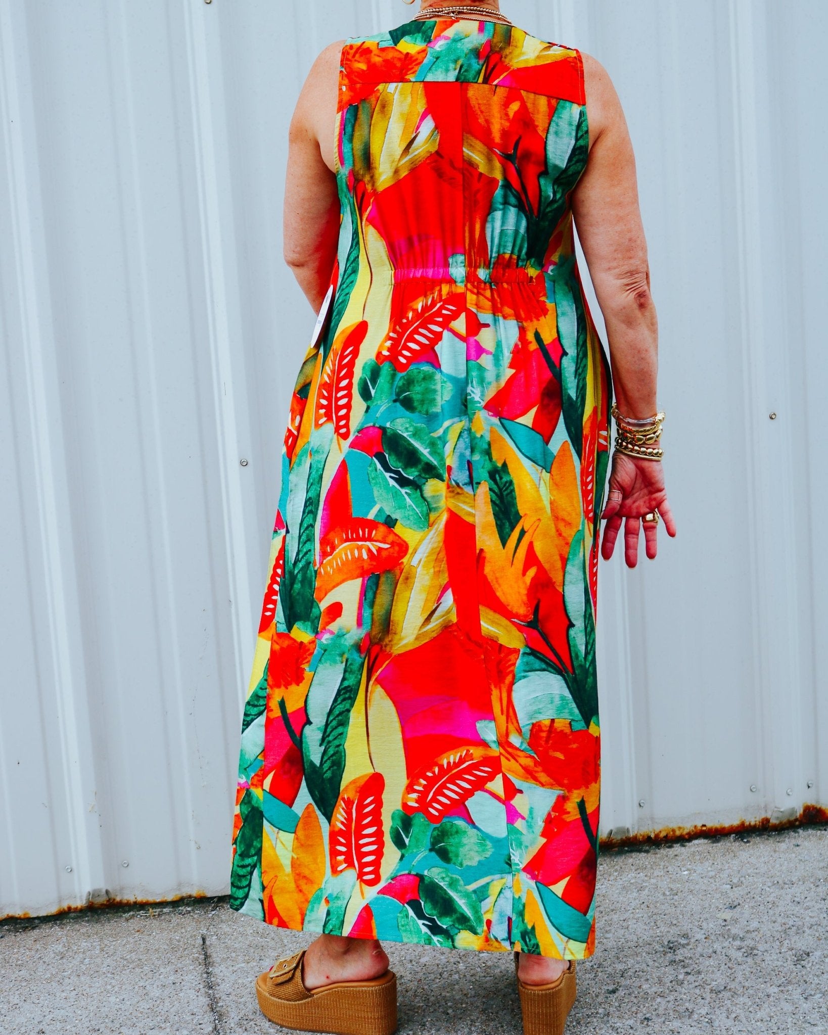 Jungle Tropical Punch Midi Dress - Olive You BoutiqueLIOR228922AMELIA-7