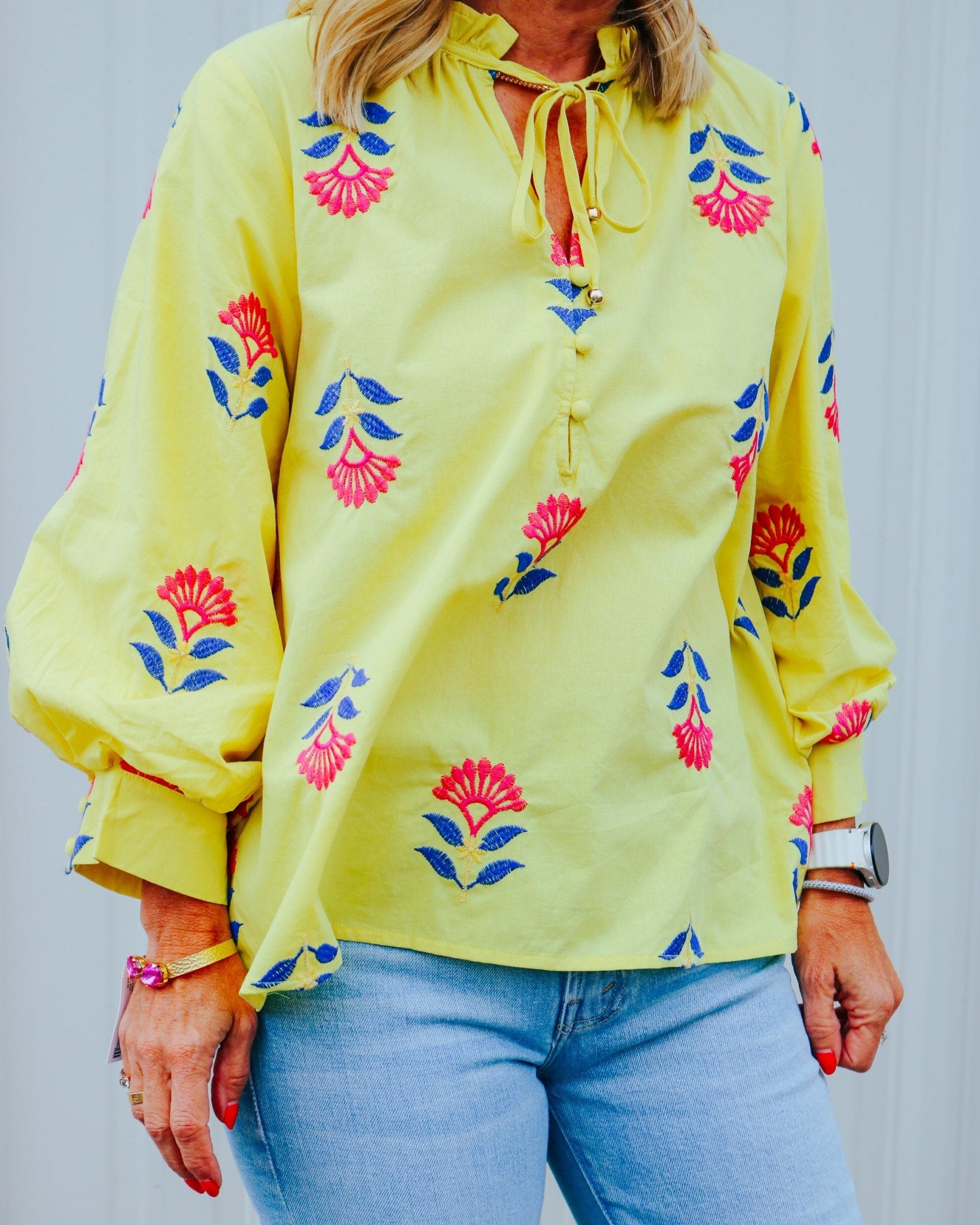 Sunshine and Flowers Blouse - Olive You BoutiqueENTRO232471T31194