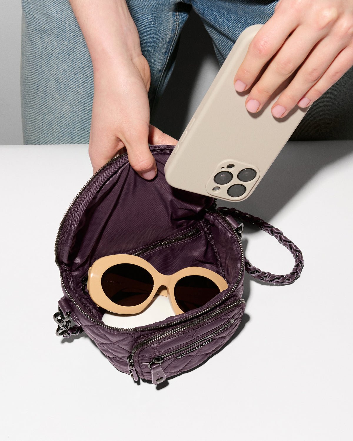 Micro Crosby Sling - Raisin - Olive You BoutiqueMZ WALLACE2318871555C1944