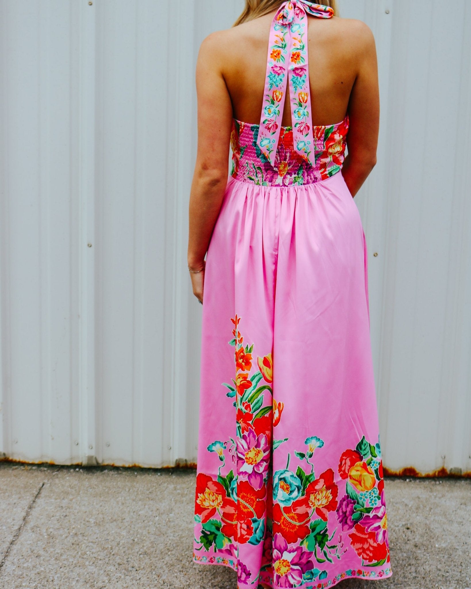 Aubrey Dress in Tulip Tapestry - Olive You BoutiqueELIZABETH JAMES THE LABEL227815191295