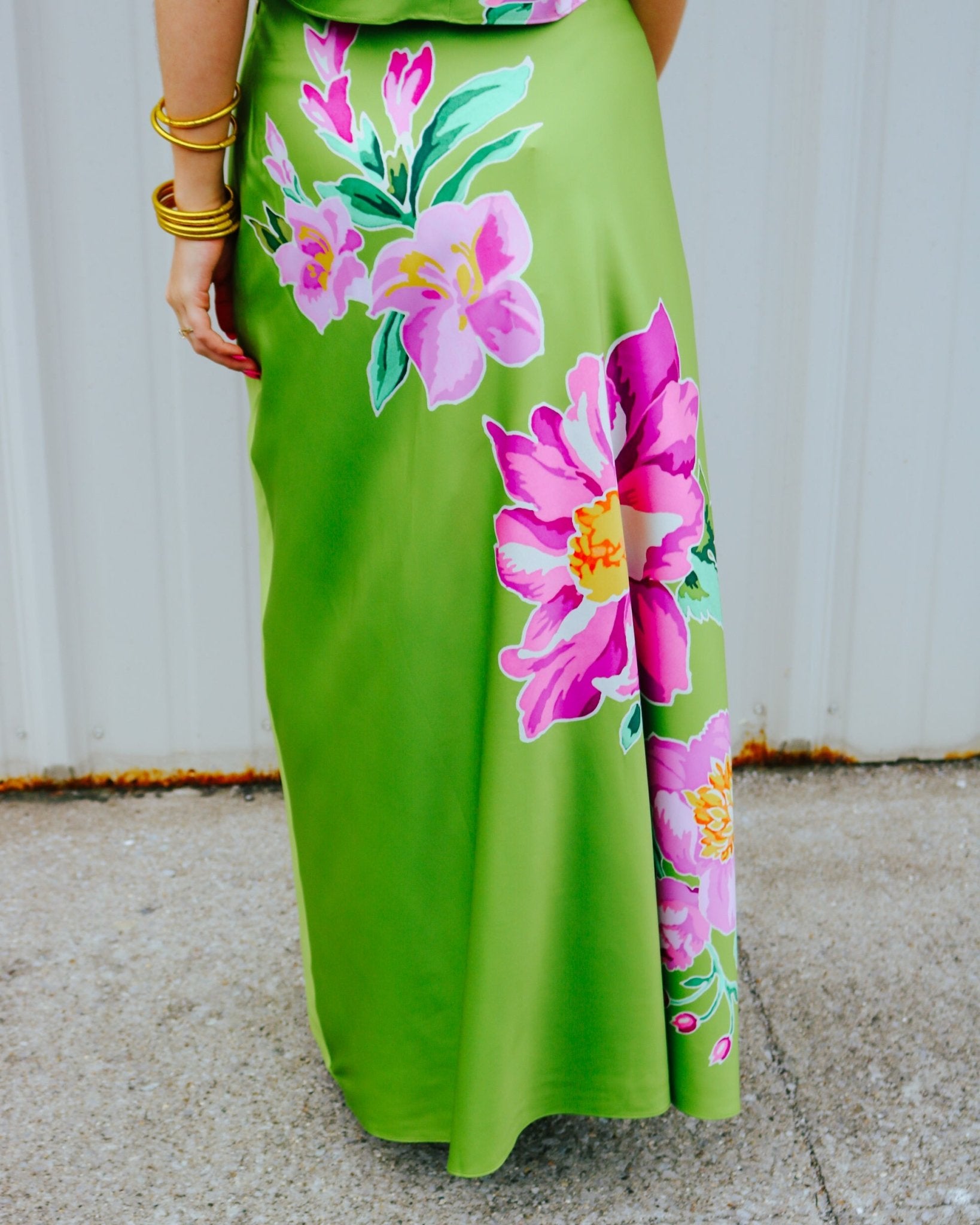 Anita Long Floral Skirt - Olive You BoutiqueELIZABETH JAMES THE LABEL227812326292