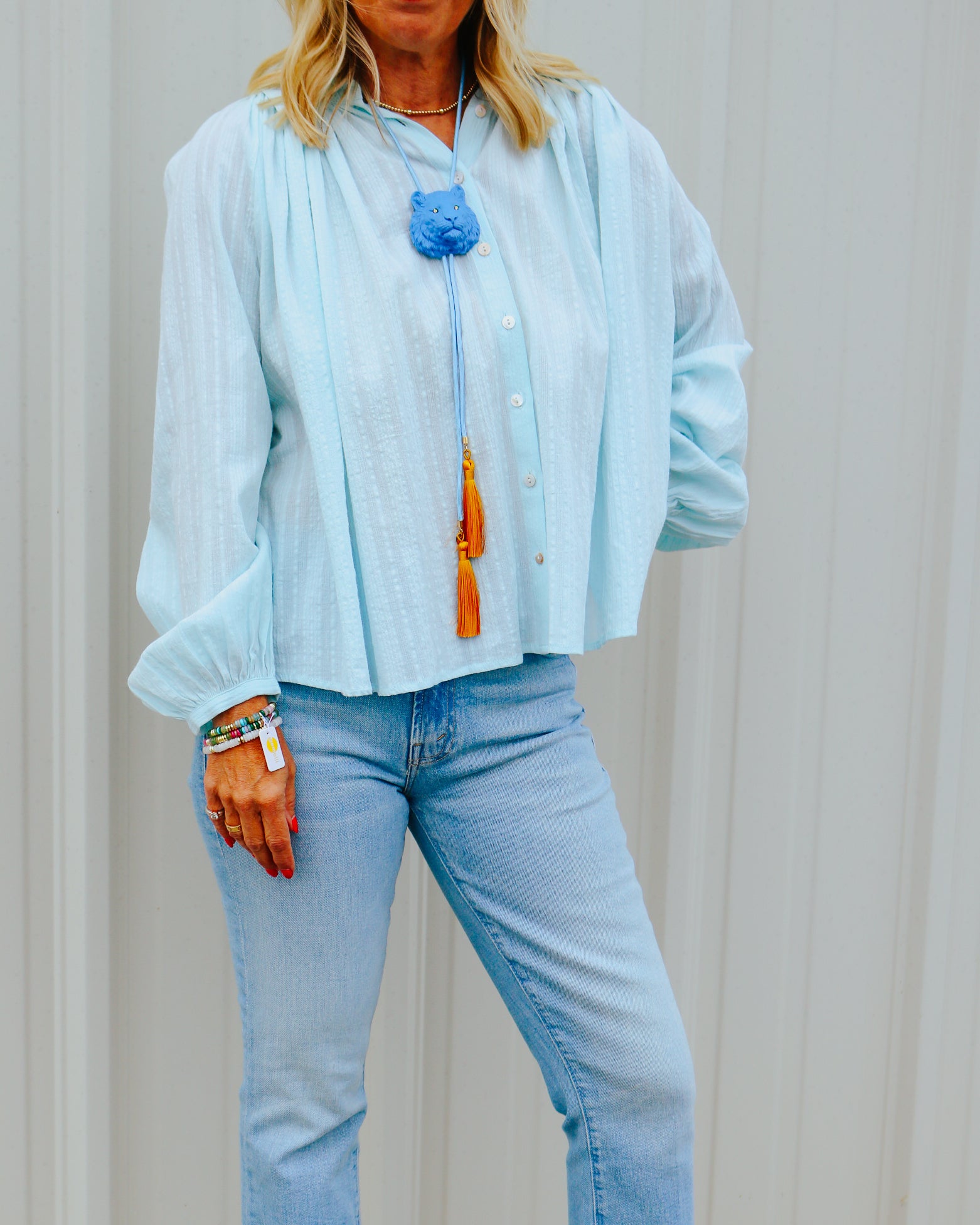 The Sea Glass Button - Up Blouse - Olive You BoutiqueOLIVE YOU2321362506-50LTH