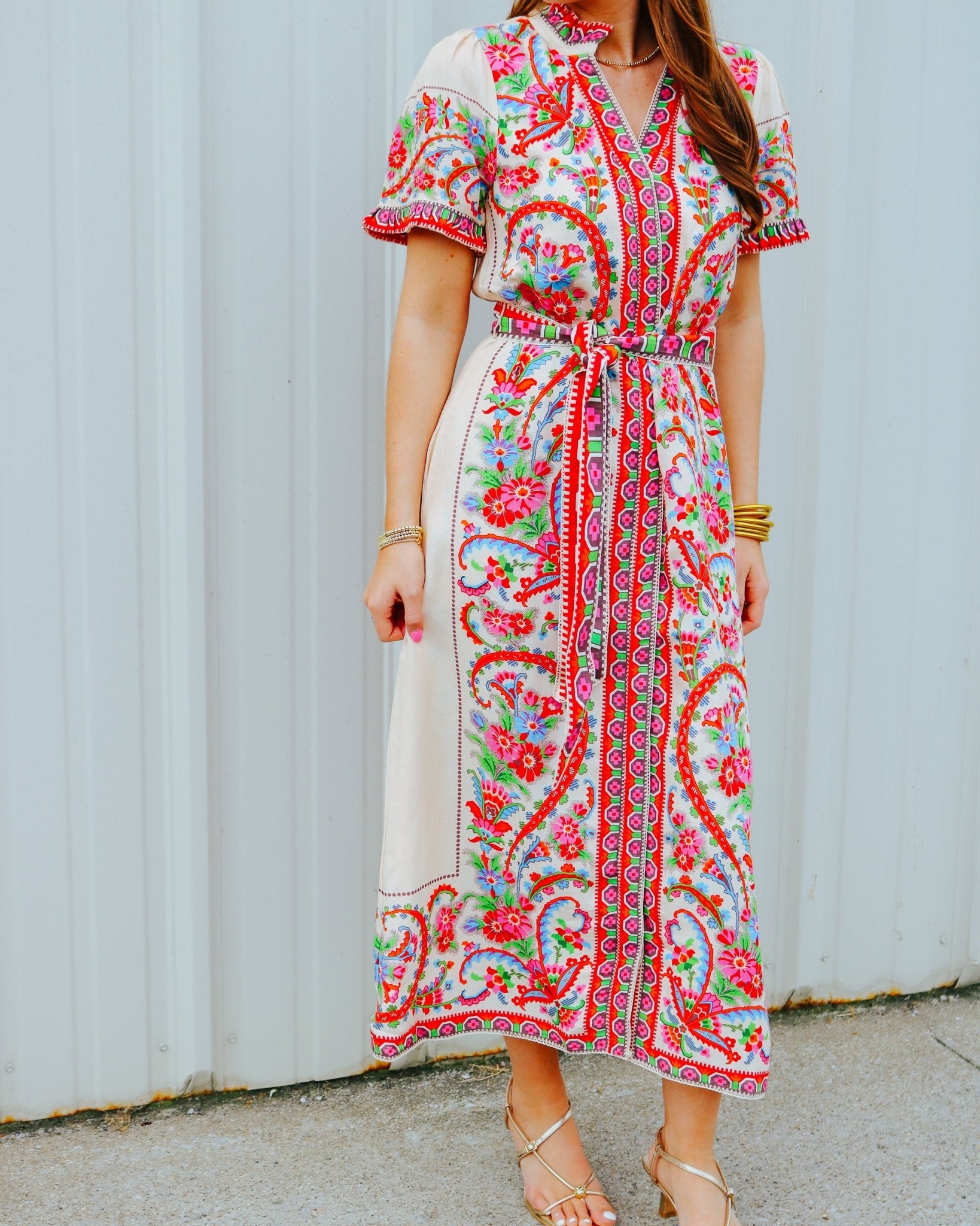 Carlisle Dress in Scroll With It - Olive You BoutiqueELIZABETH JAMES THE LABEL2278061135296