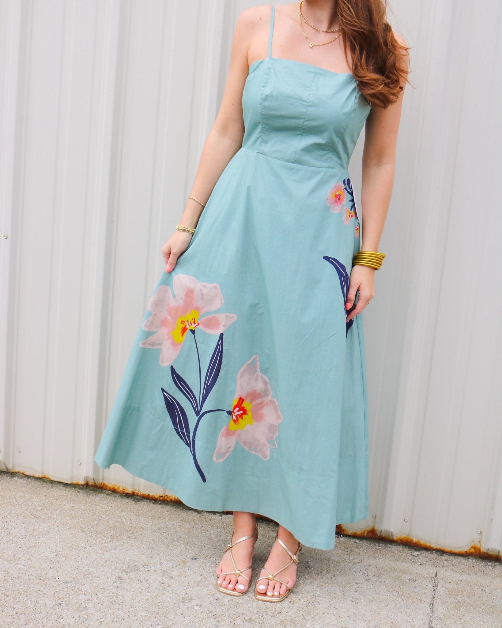 Riley Floral Ankle Dress - Olive You BoutiqueCLEOBELLA229007CM26SP402797