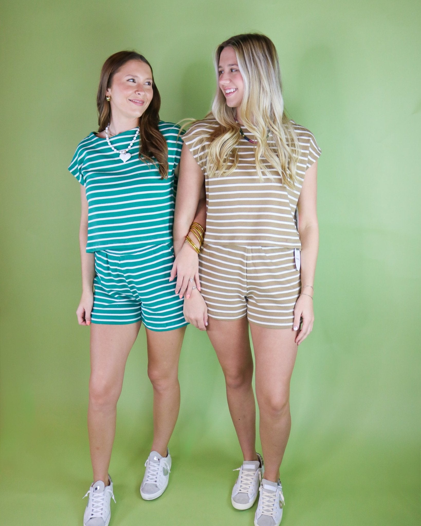 Tilly Striped Shorts - Olive You BoutiqueZ SUPPLY230201ZS262625