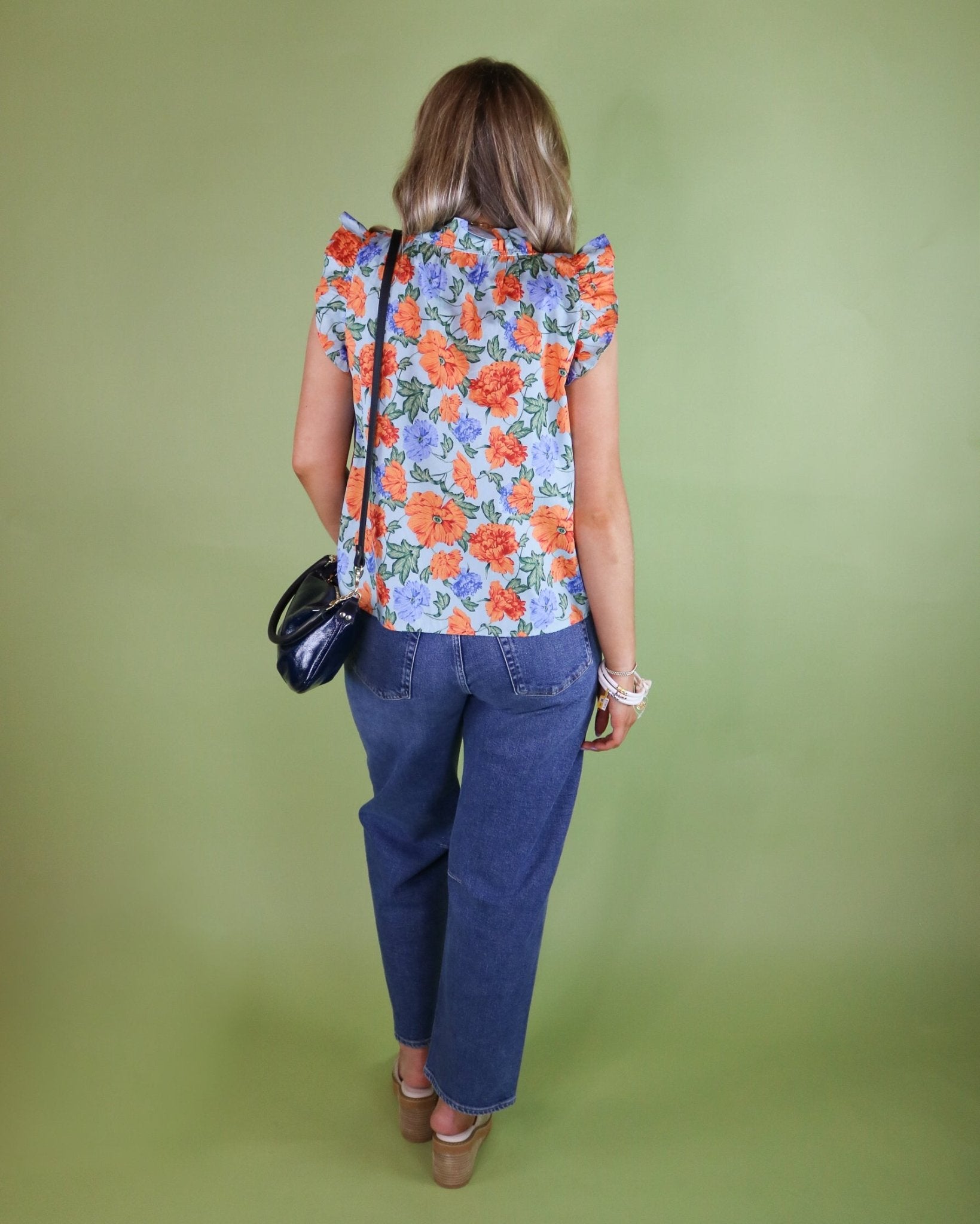 Coral Blooms Blouse - Olive You BoutiqueOLIVE YOU2324262600-687lth