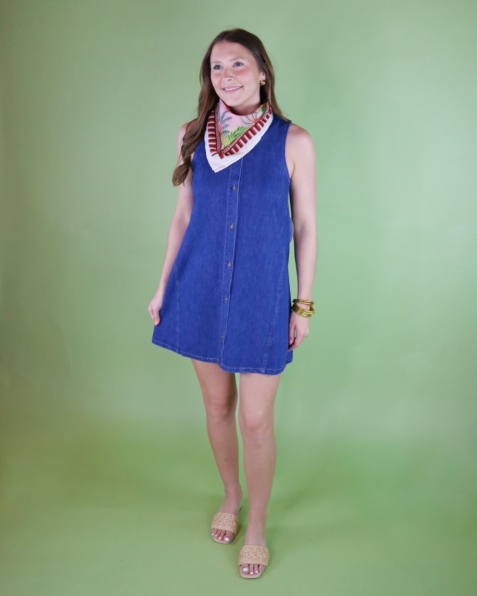 New Day Denim Mini Dress - Olive You BoutiqueZ SUPPLY230181ZD262956
