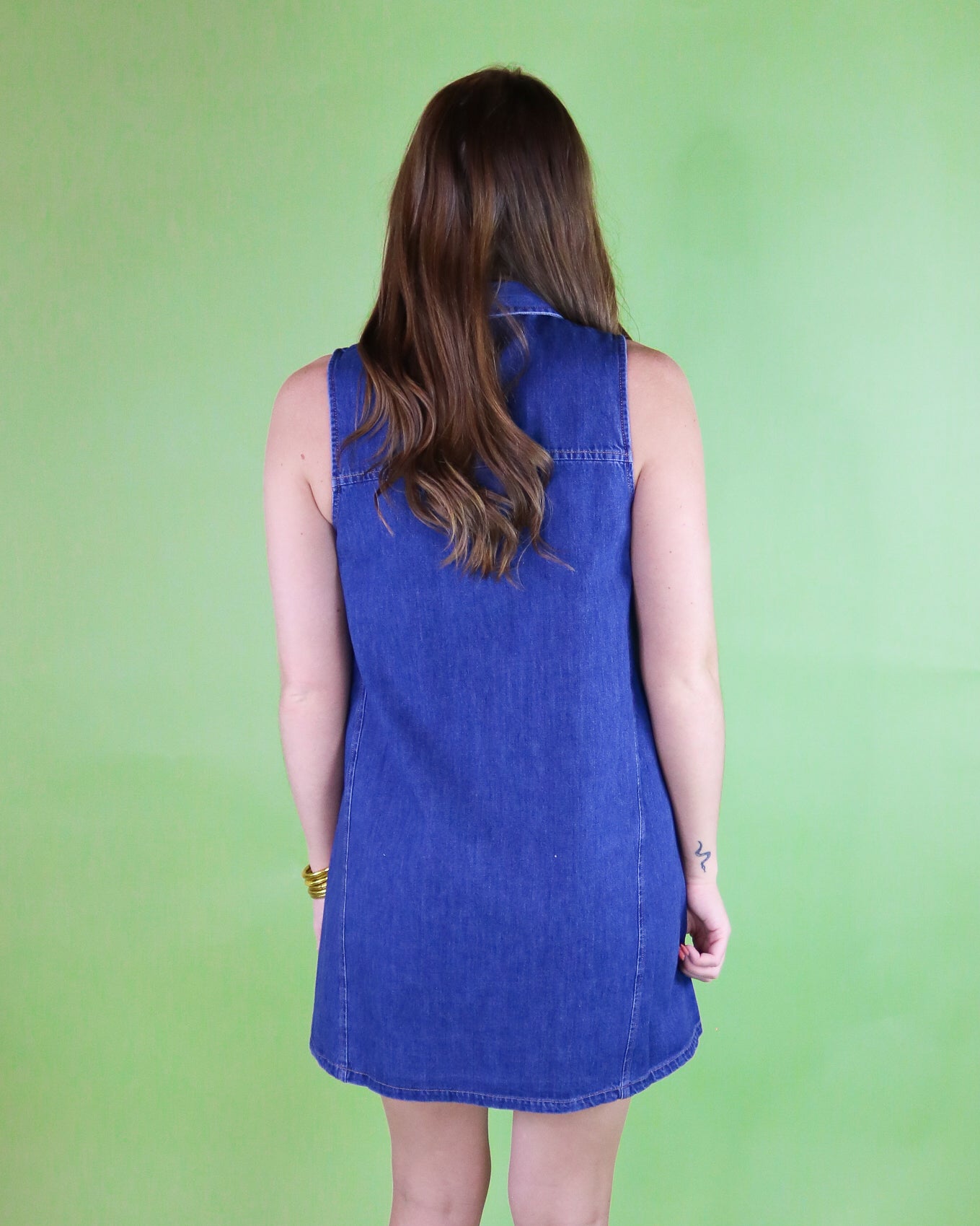 New Day Denim Mini Dress - Olive You BoutiqueZ SUPPLY230181ZD262956