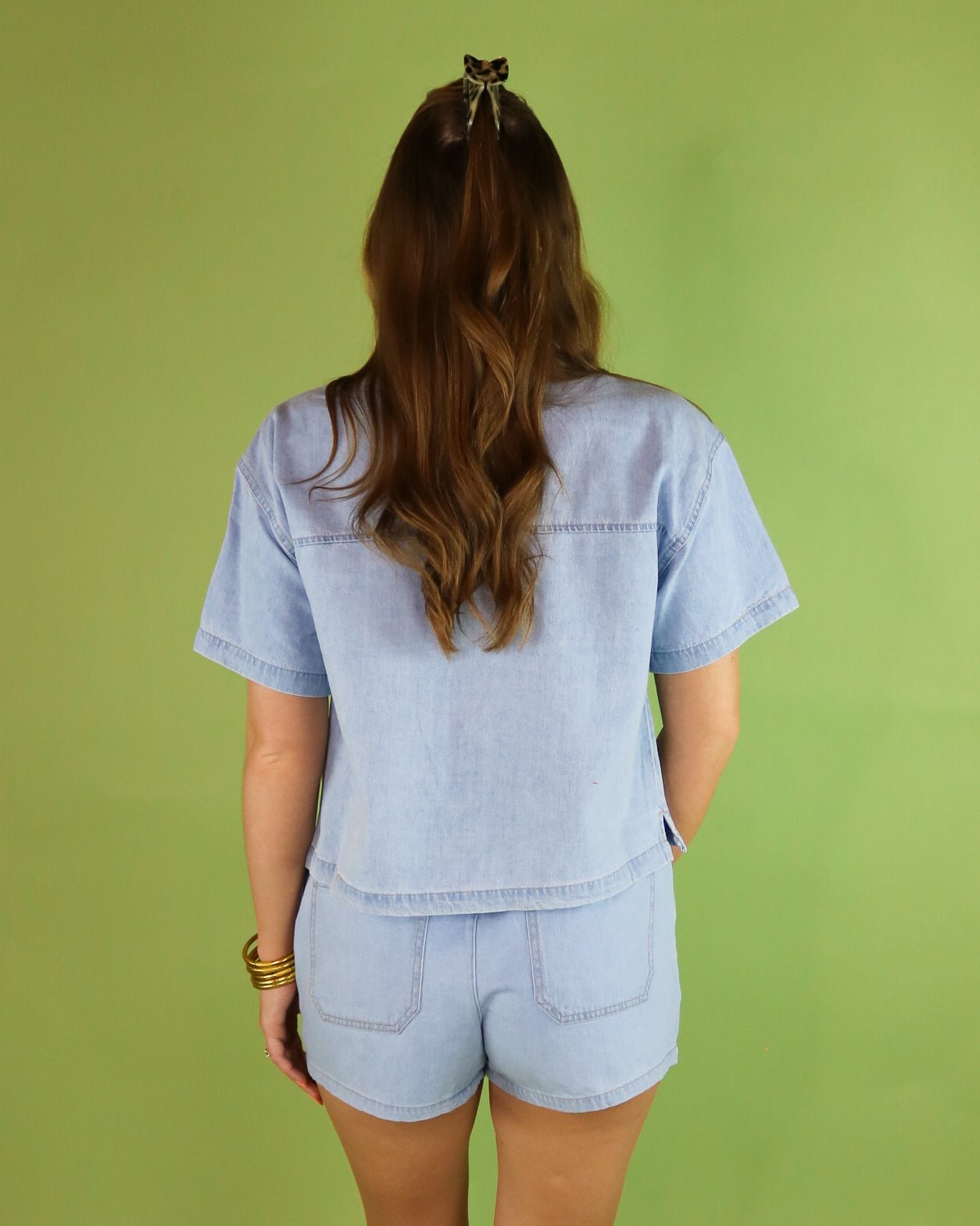 Everyday Denim Button Up Tee - Olive You BoutiqueZ SUPPLY230169ZT261115