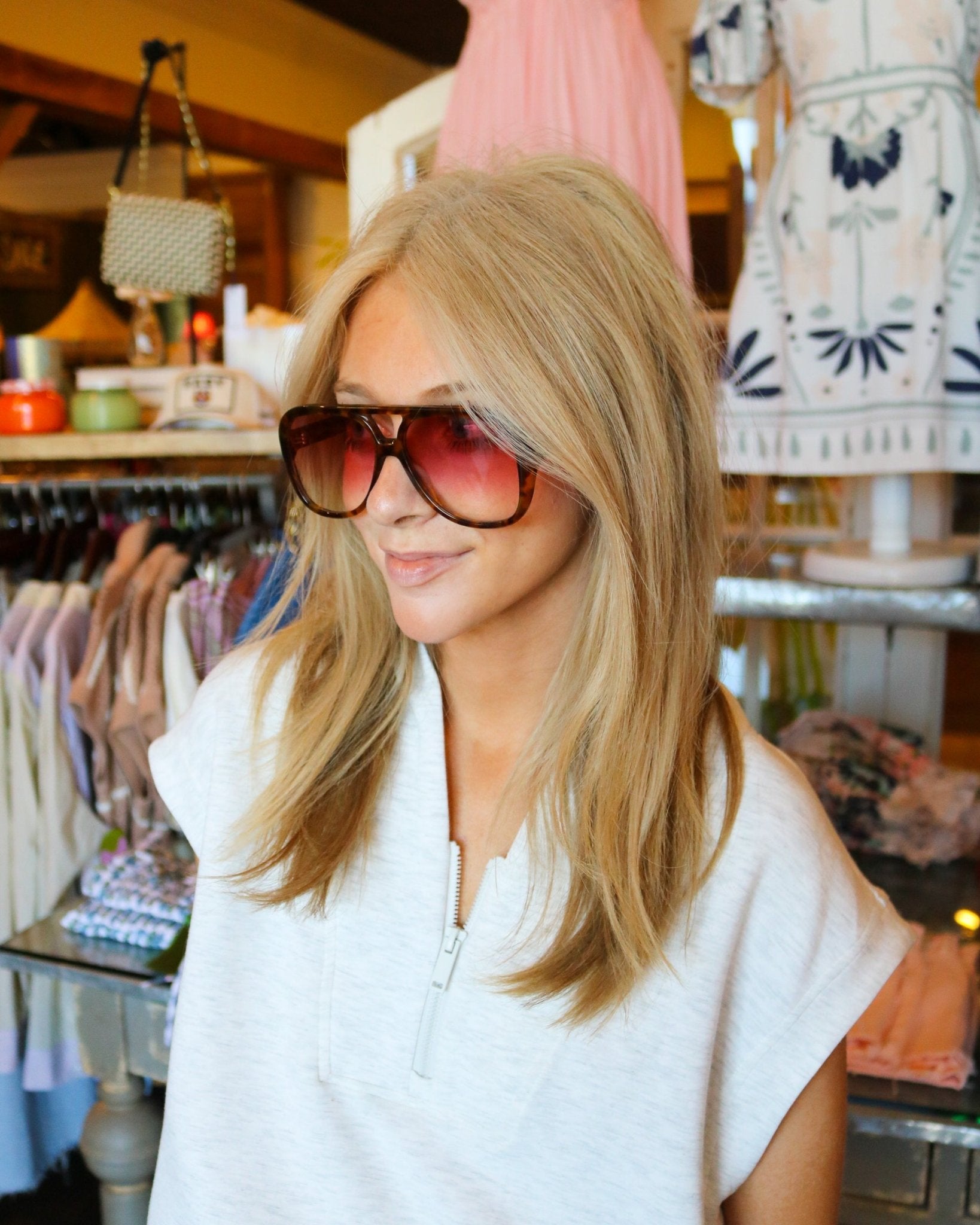 Pauline - Honey Tort Rose Gradient Sunglasses - Olive You BoutiqueDIFF EYEWEAR51665166