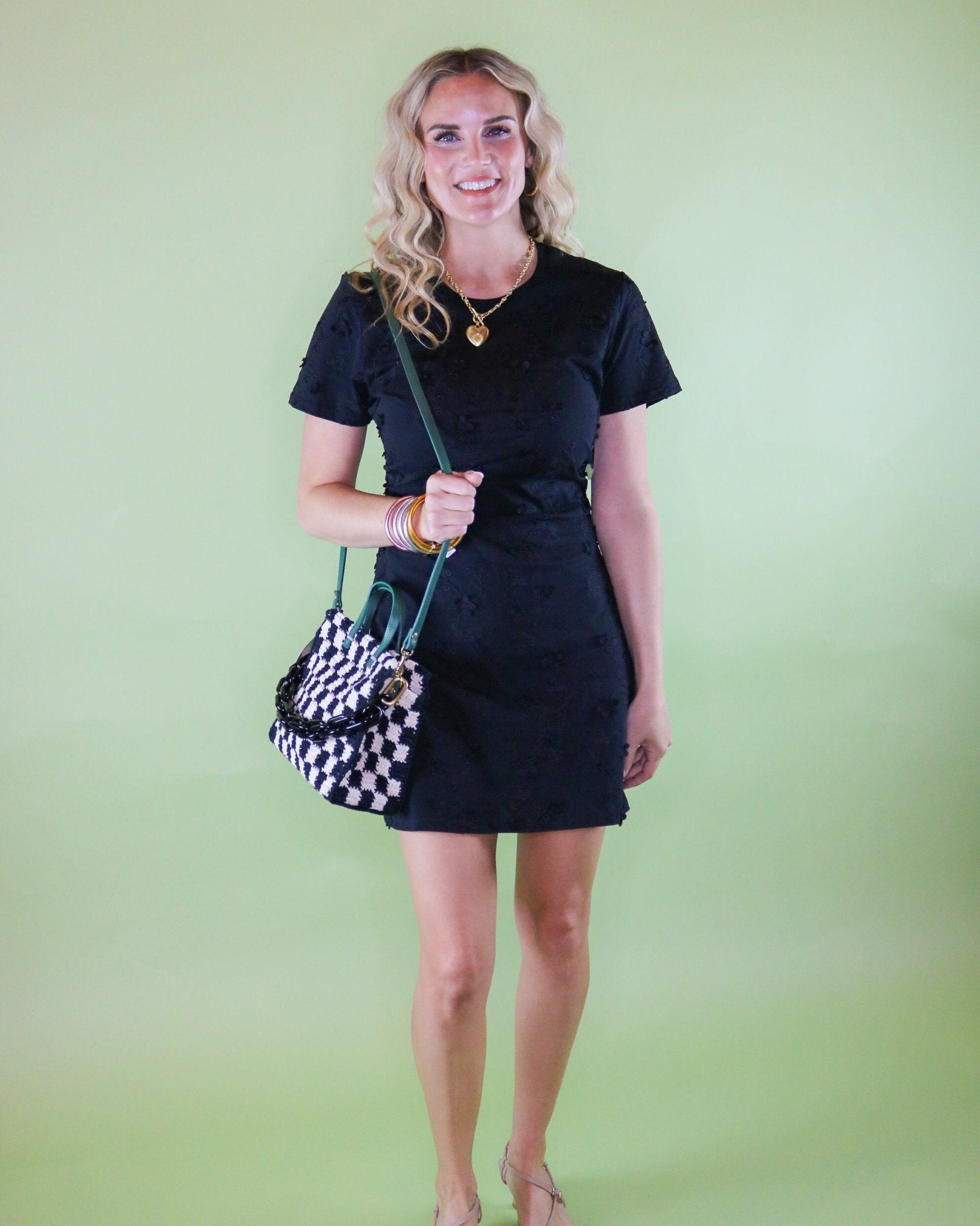 Aviva Mini Dot Dress - Olive You BoutiqueALLISON228382126D22501