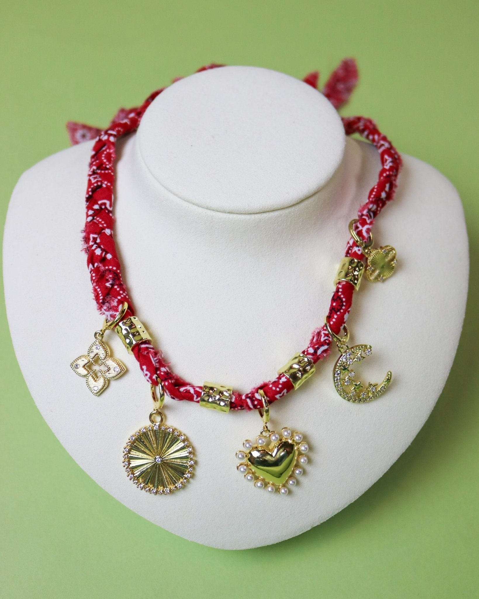 Shania Scarf Necklace - Olive You BoutiqueGemelli233096Shania Scarf Necklace