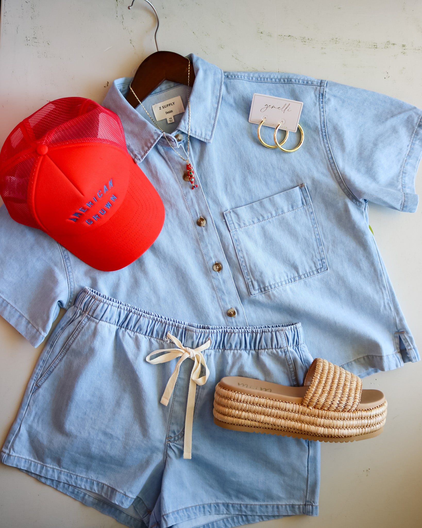 American Grown Trucker Hat - Olive You BoutiqueZ SUPPLY233201ZA262106-2-