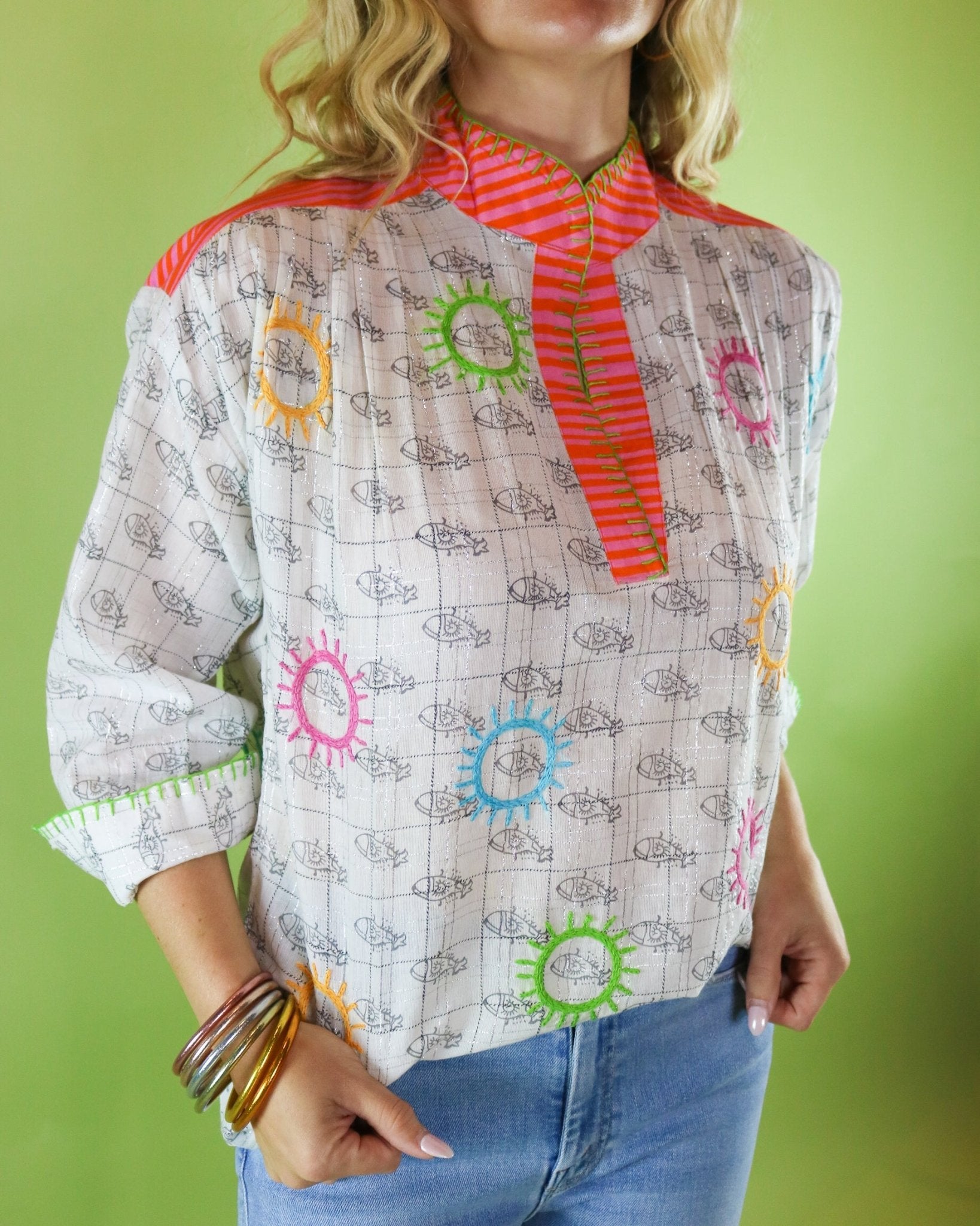Fish In The Sun Popover - Olive You BoutiqueIVY JANE230608650460