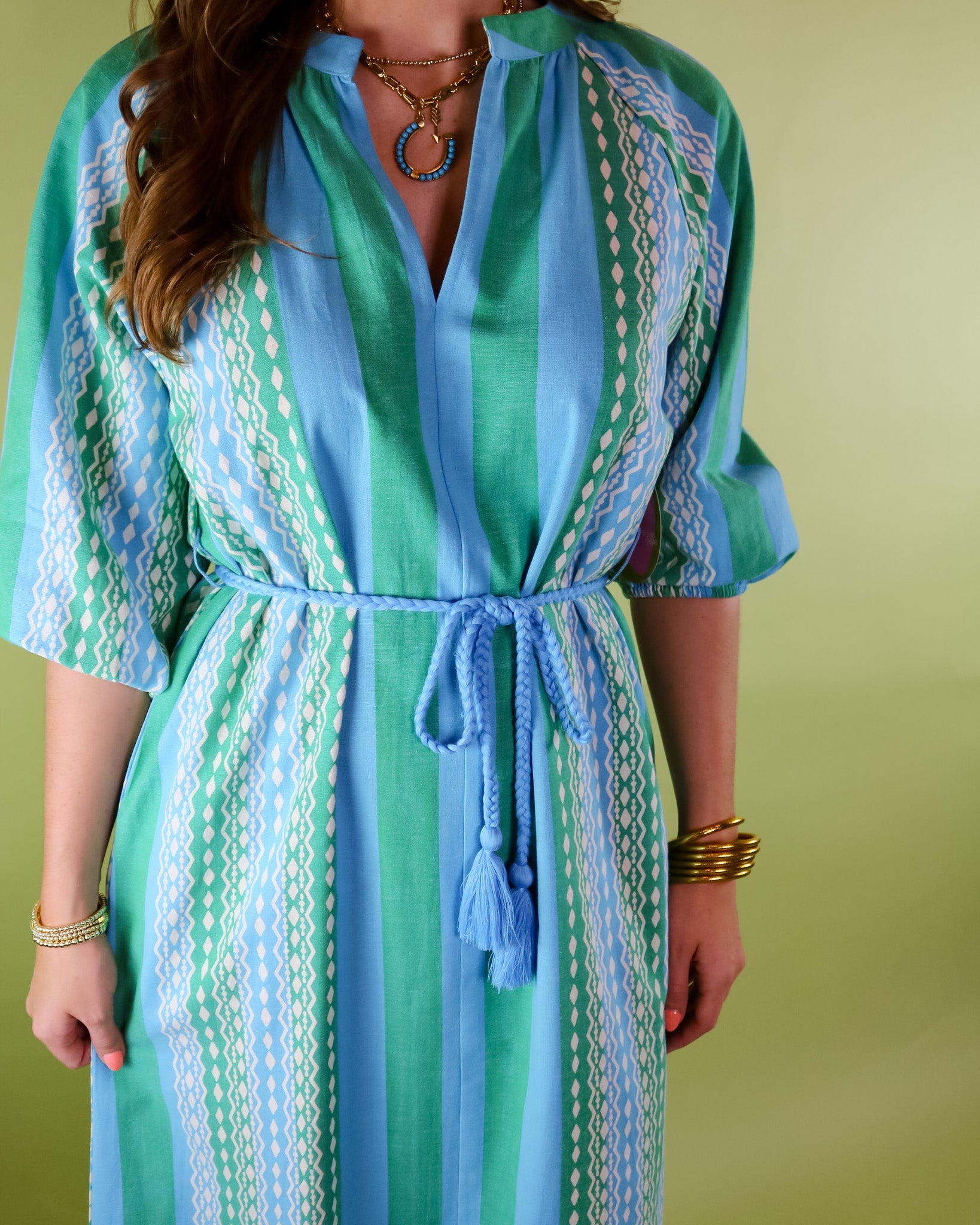 Coastal Tide Midi Dress - Olive You BoutiqueUNCLE FRANK23058075739