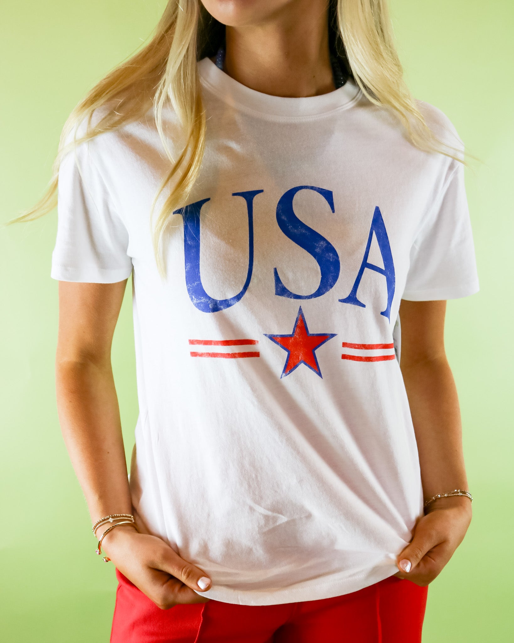 USA Star Tee - Olive You BoutiqueZ SUPPLY230218ZLT262652