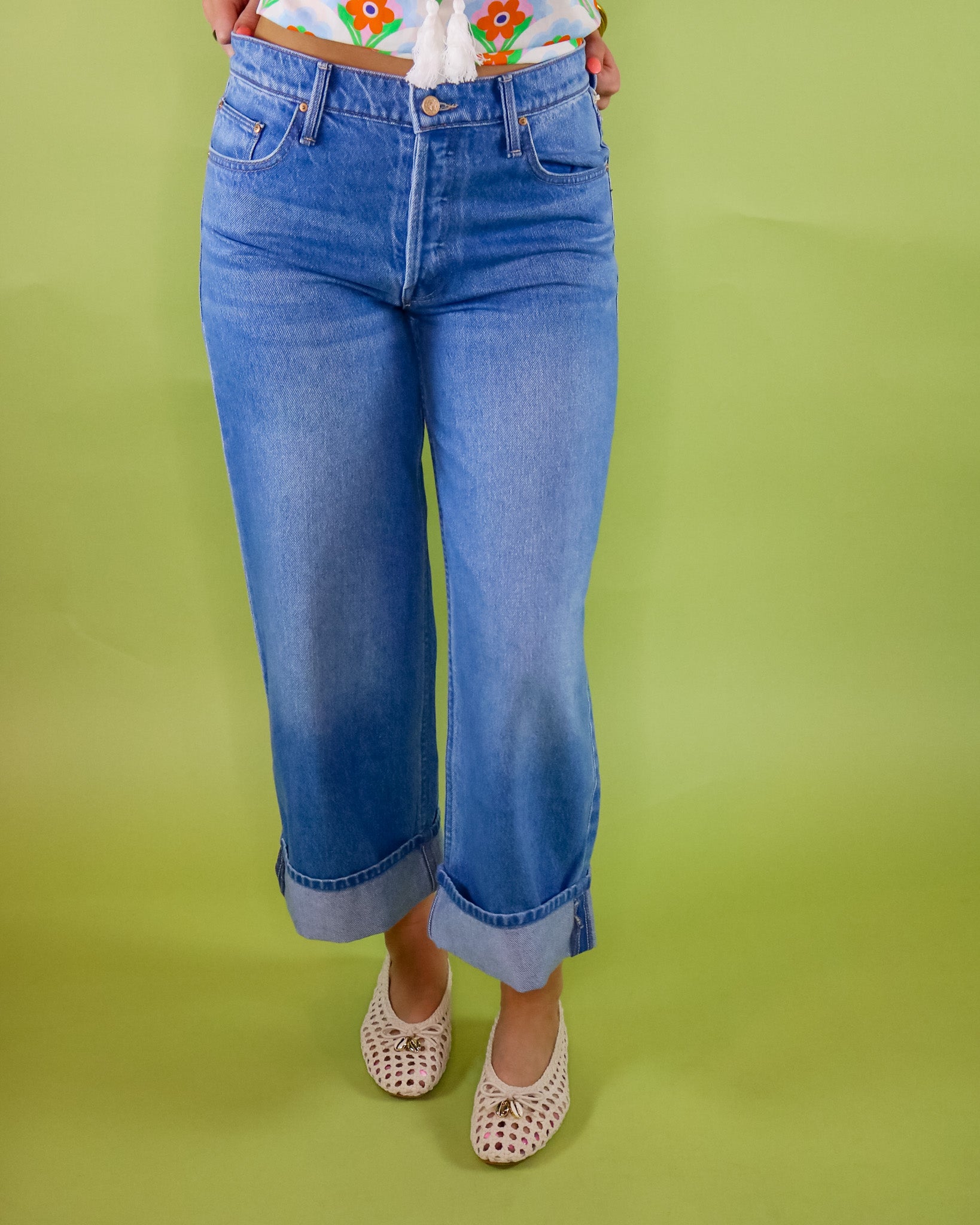 Smoothie Crop Cuff - Olive You BoutiqueMOTHER DENIM23109712568-1321