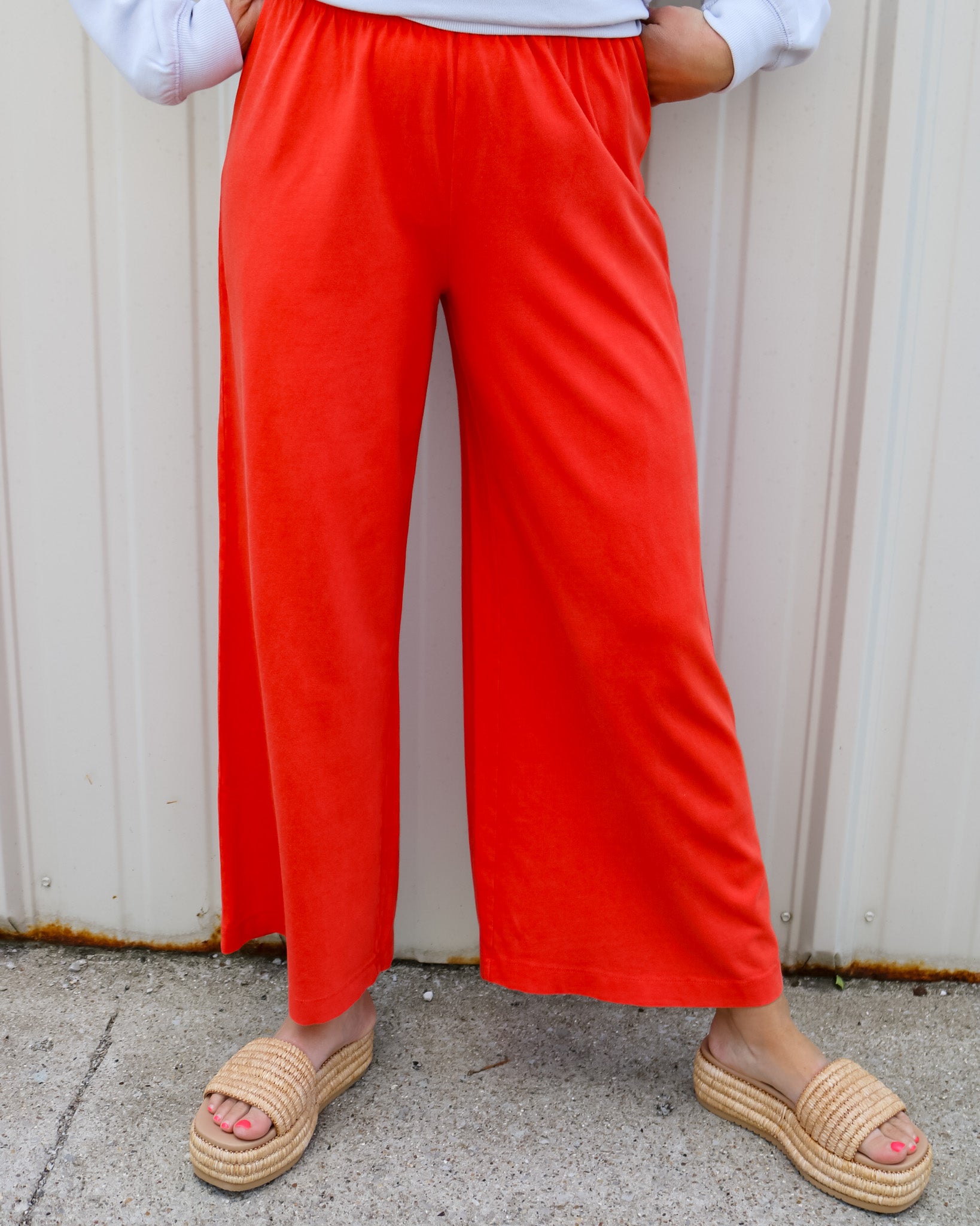 Scout Jersey Crop Flare Pant - Olive You BoutiqueZ SUPPLY230165ZP253841