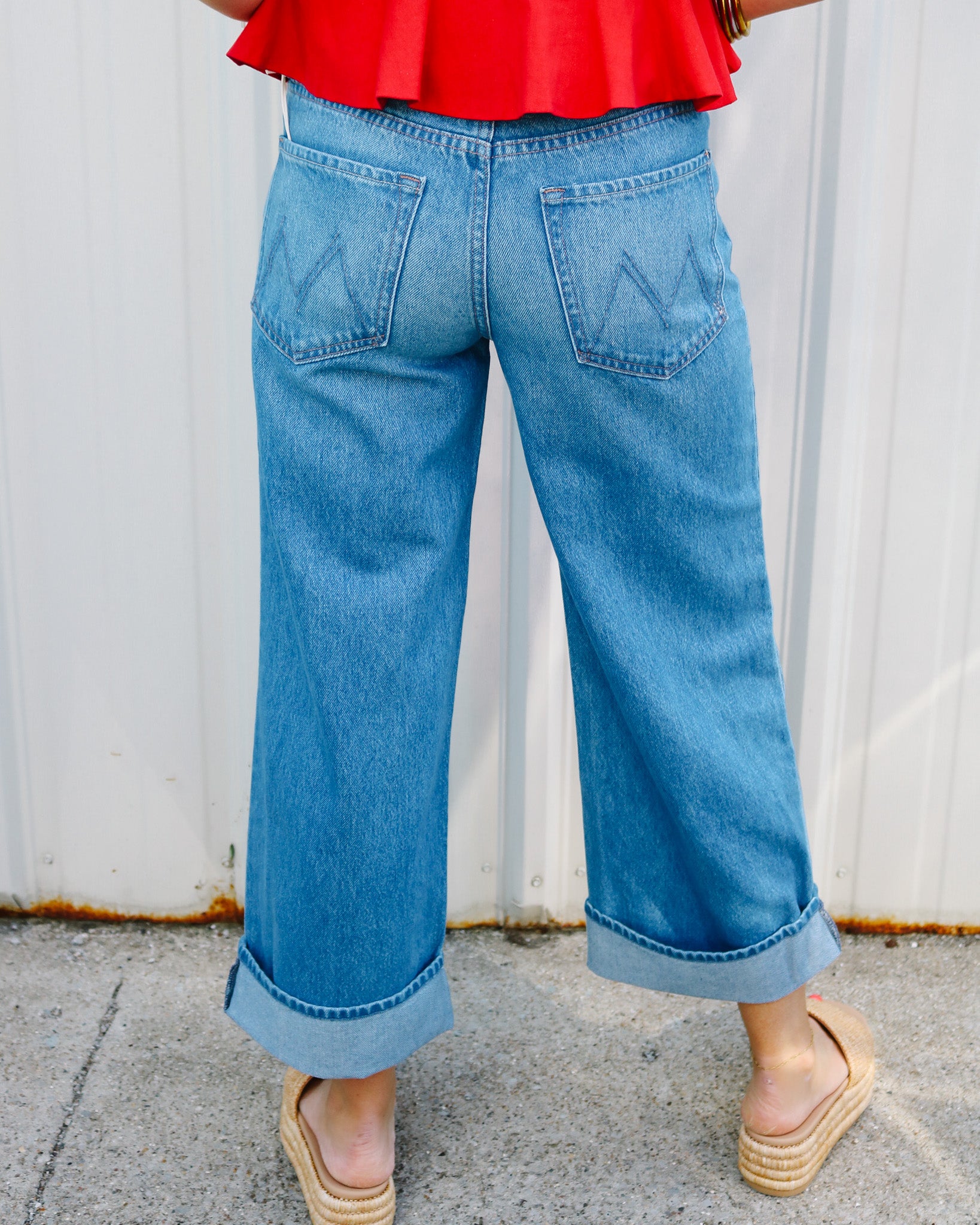 Smoothie Crop Cuff - Olive You BoutiqueMOTHER DENIM23109712568-1321