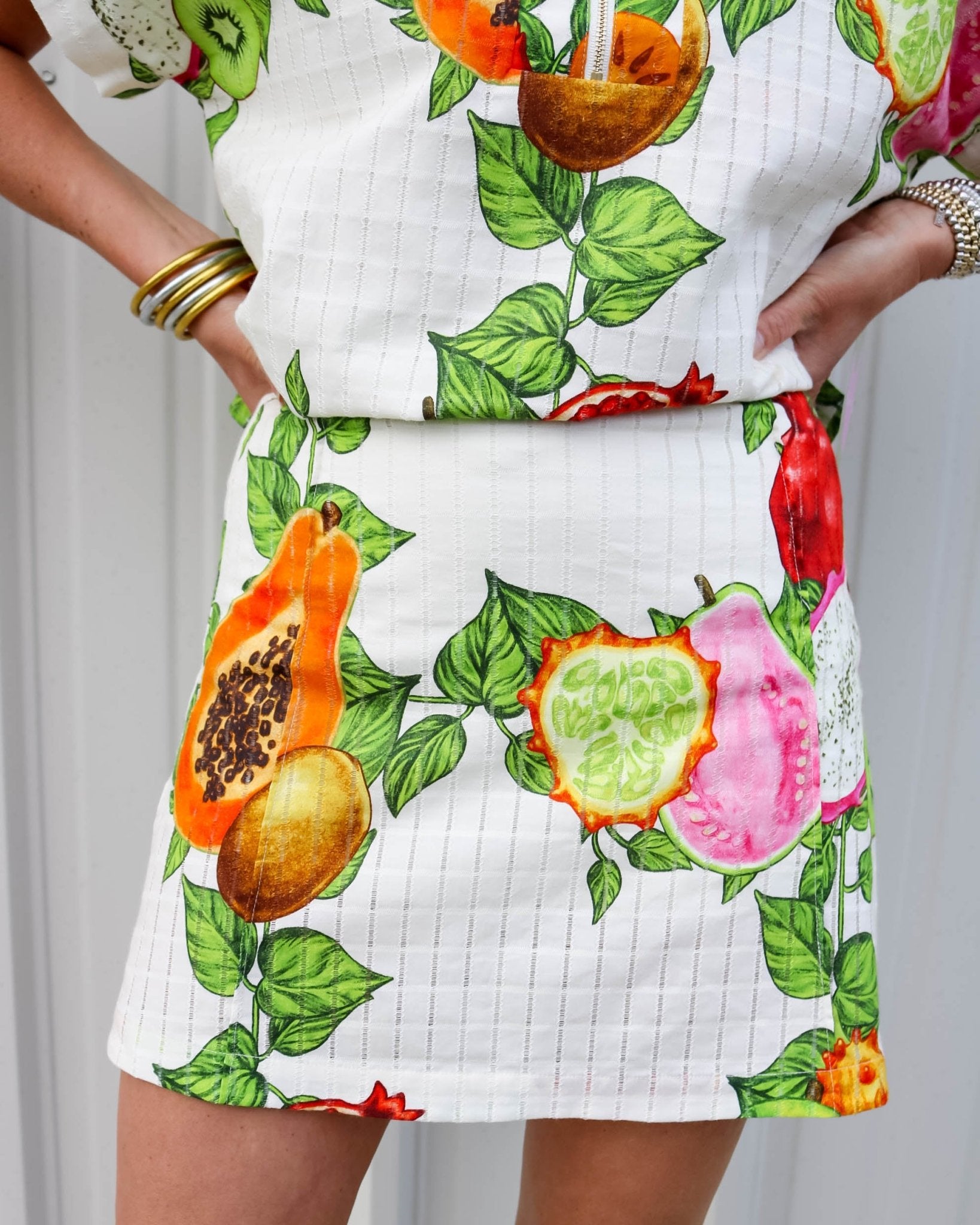 Trellis Fruit Social Skirt - Olive You BoutiqueEmily McCarthy229445836