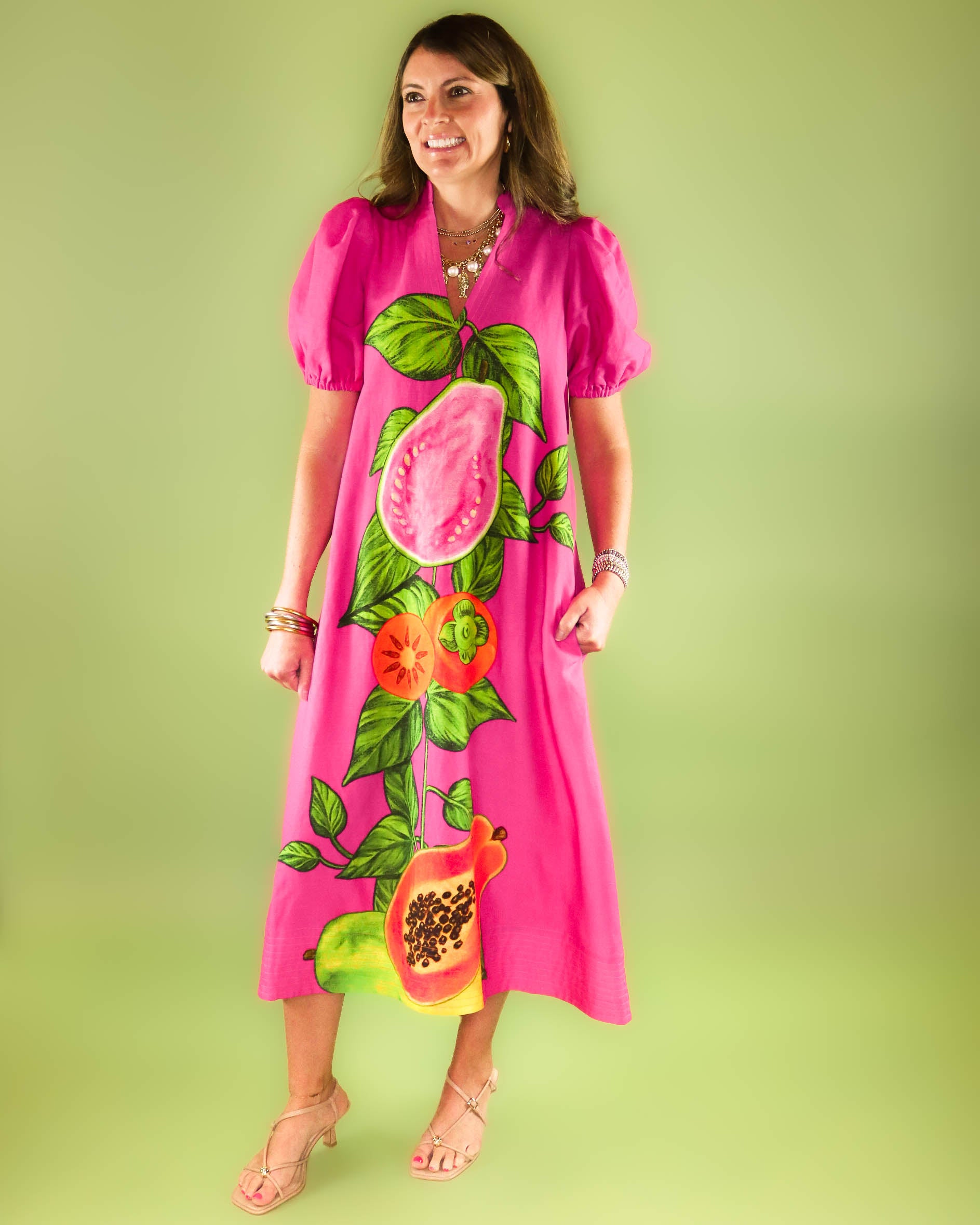 Papaya Vine Midi Dress - Olive You BoutiqueEmily McCarthy229451845