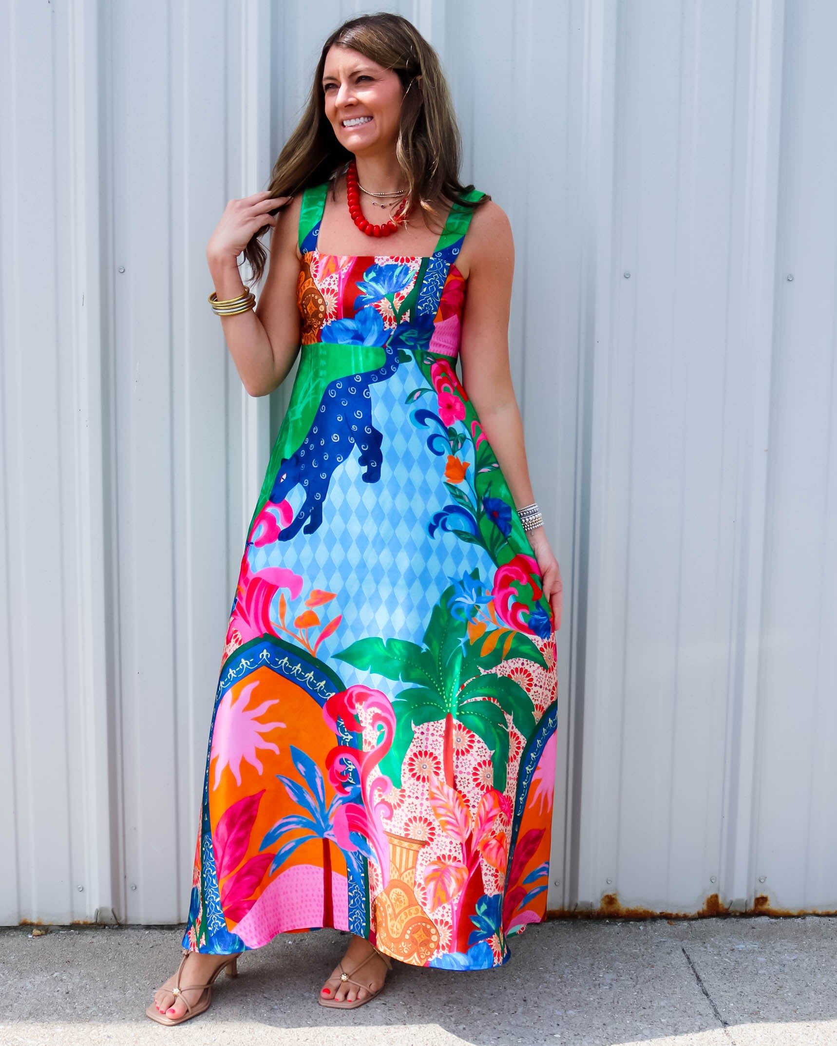 Maria Tropical Escape Maxi Dress - Olive You BoutiqueALDEN ADAIR23316923084-U26