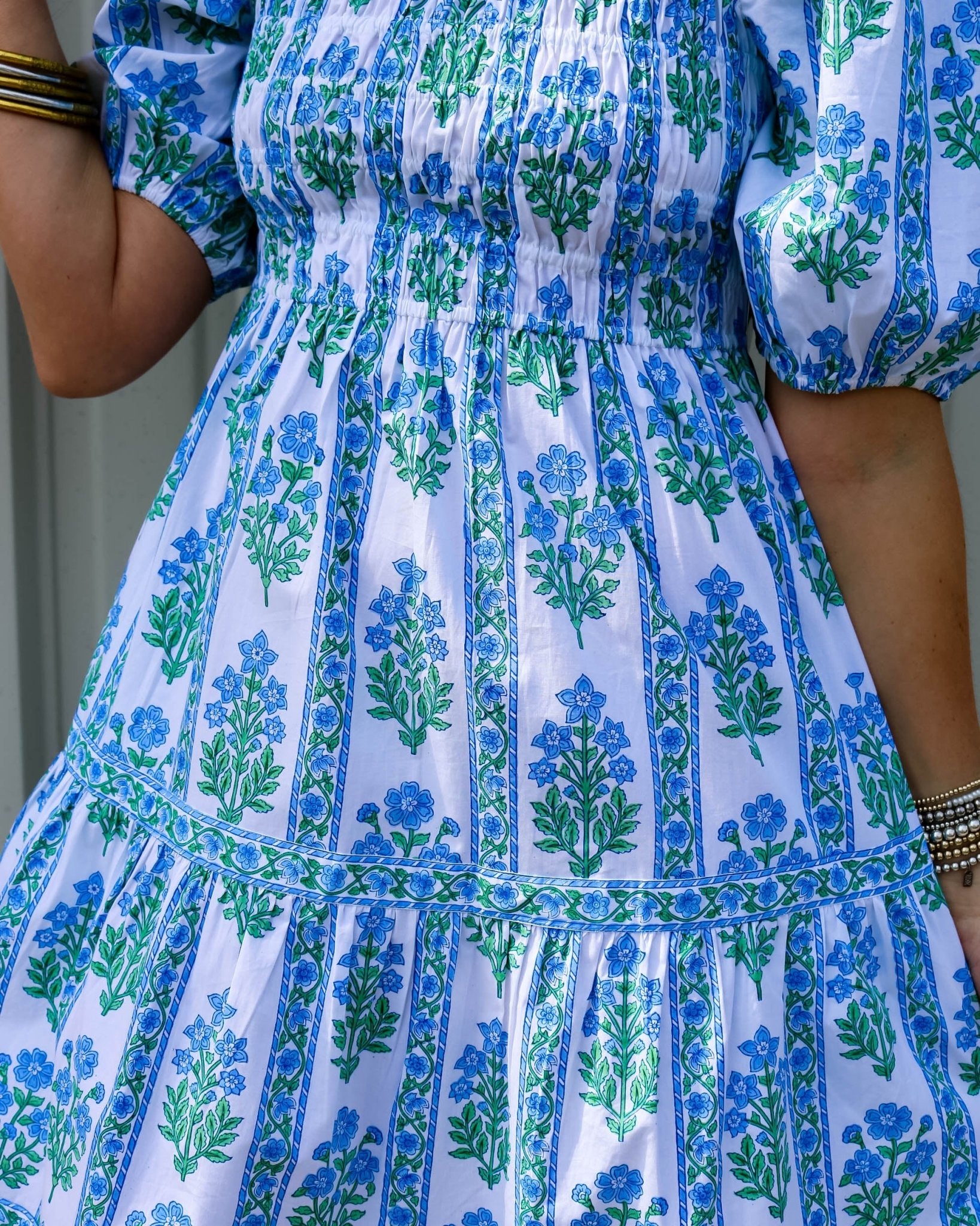 Jodhpur Mini Balloon Sleeve Floral Dress - Olive You BoutiquePink City Prints226943SUM2622