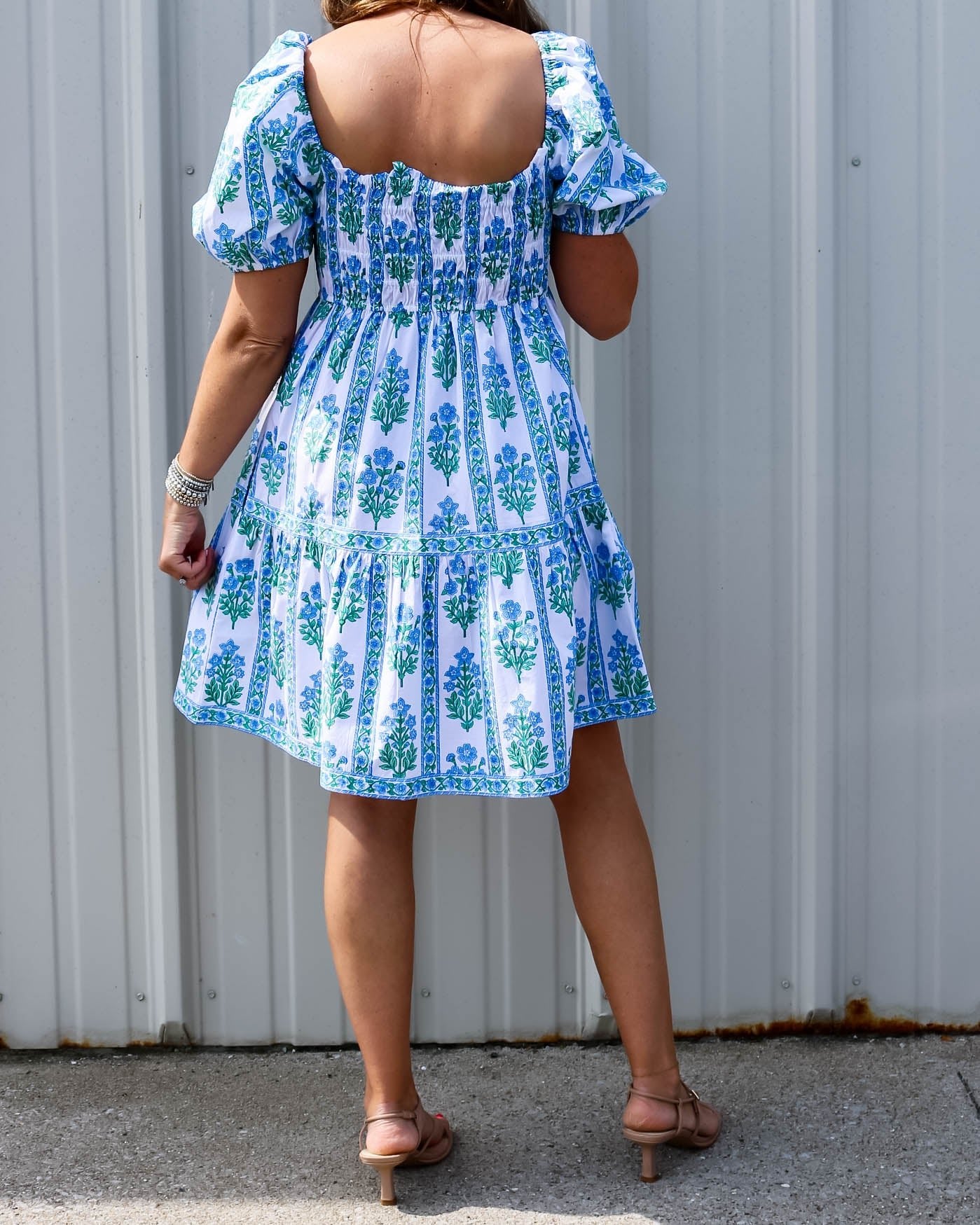 Jodhpur Mini Balloon Sleeve Floral Dress - Olive You BoutiquePink City Prints226943SUM2622