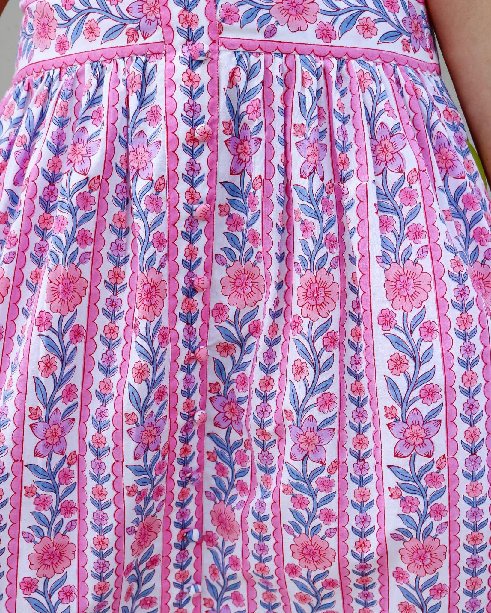 Primrose Floal Midi Skirt - Olive You BoutiquePink City Prints226937SUM2615