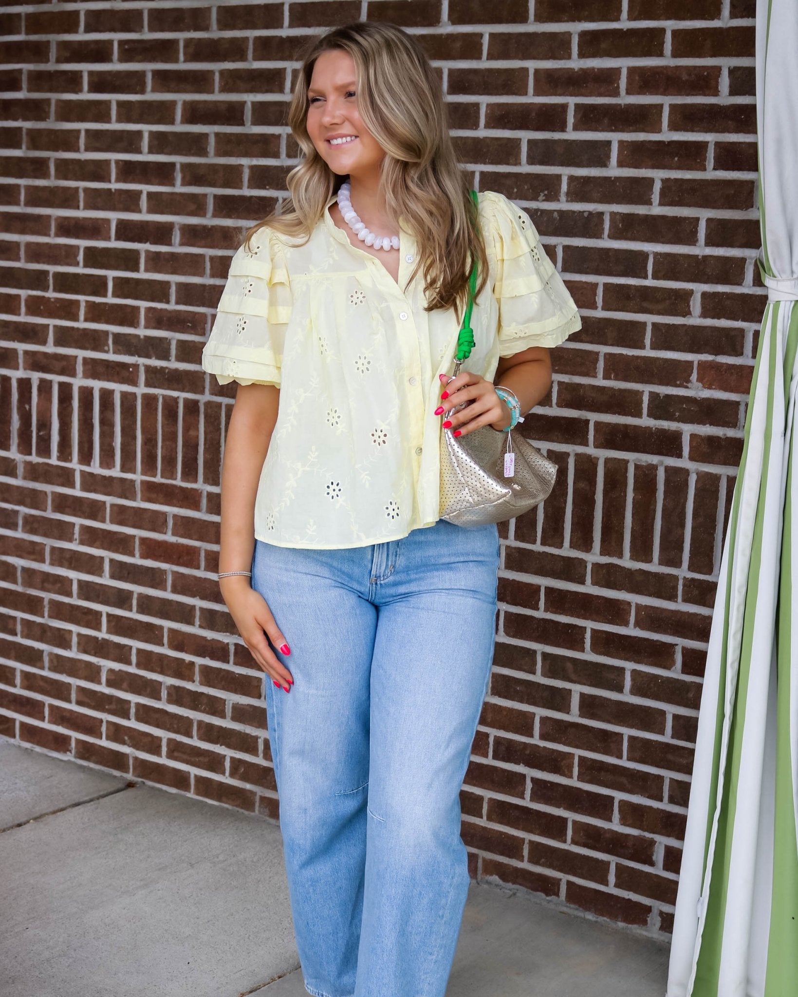 Eyelet Beauty Blouse - Olive You BoutiqueOLIVE YOU2333282504-49LTYY