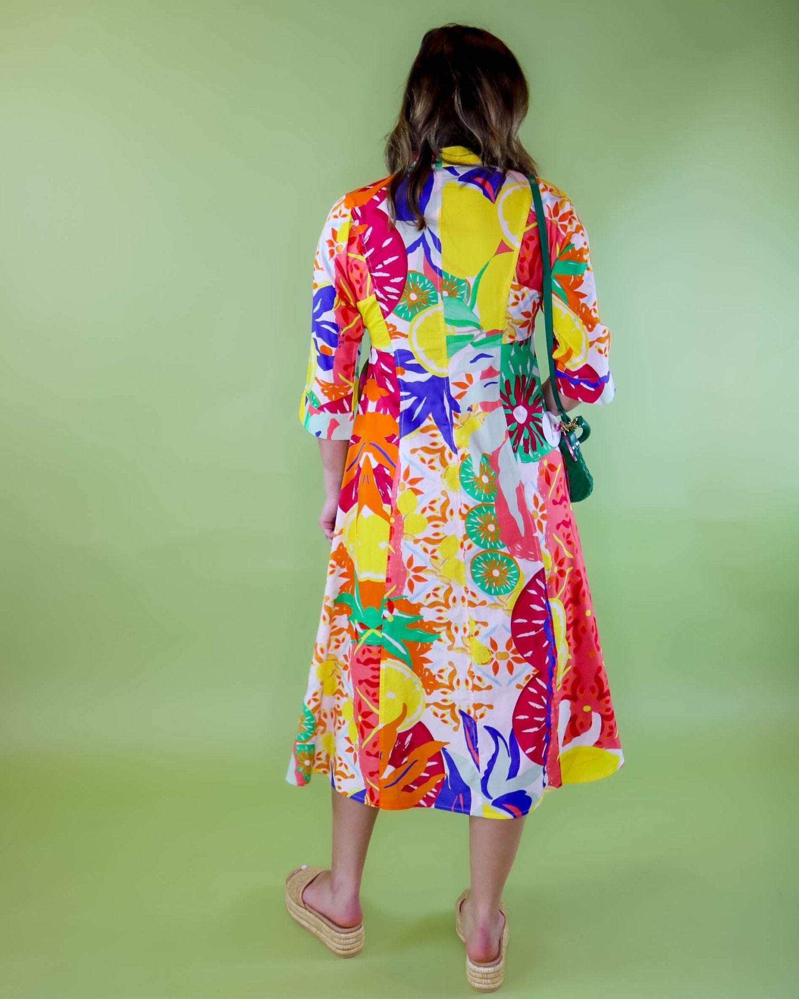 Fruit Salad Citrus Midi Dress - Olive You BoutiqueIVY JANE23070575735