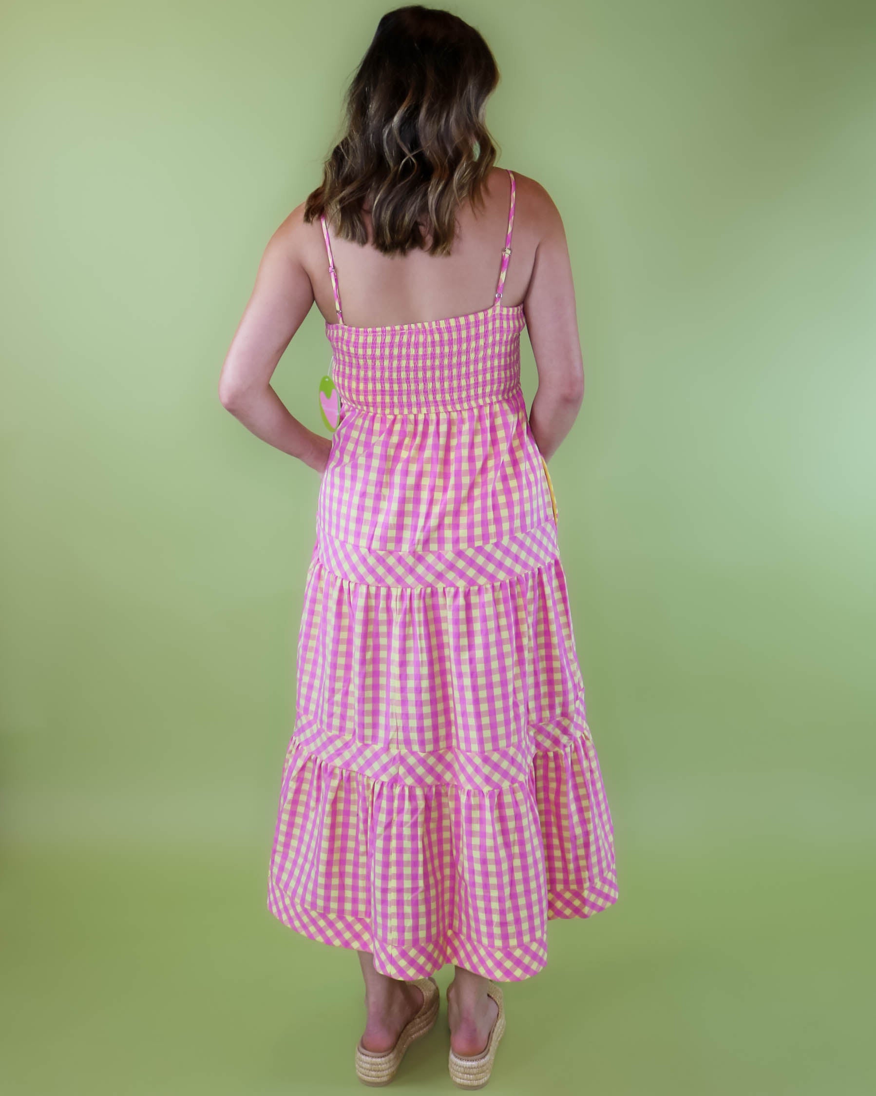 Pink Lemonade Summer Gingham Dress - Olive You BoutiqueOLIVE YOU233238d31873