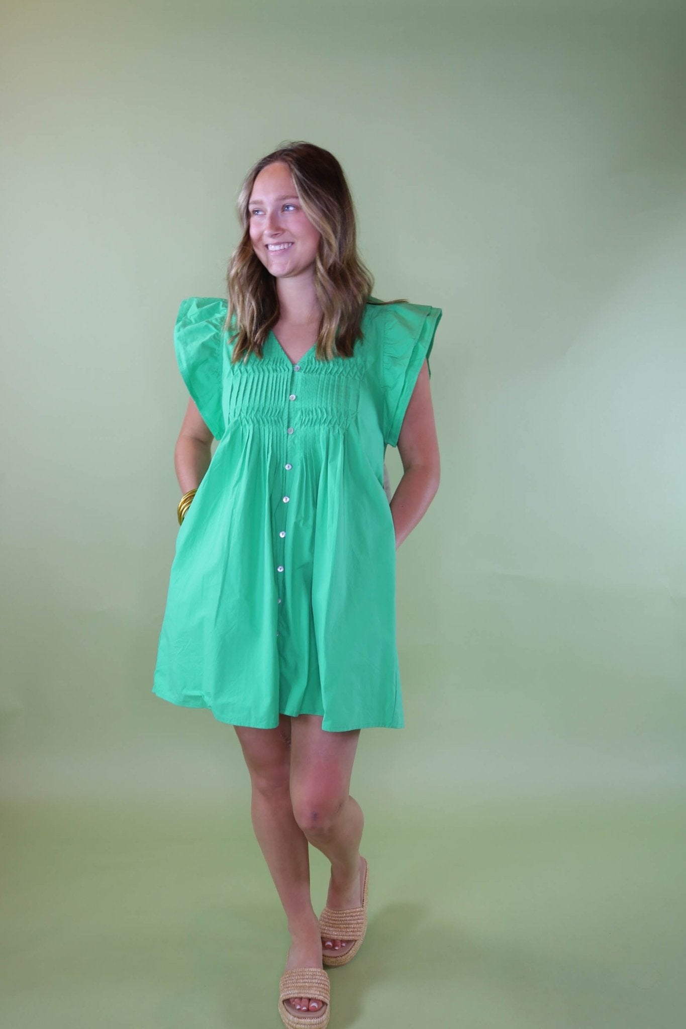 Where The Green Grass Grows Dress - Olive You BoutiqueOLIVE YOU233232d30012