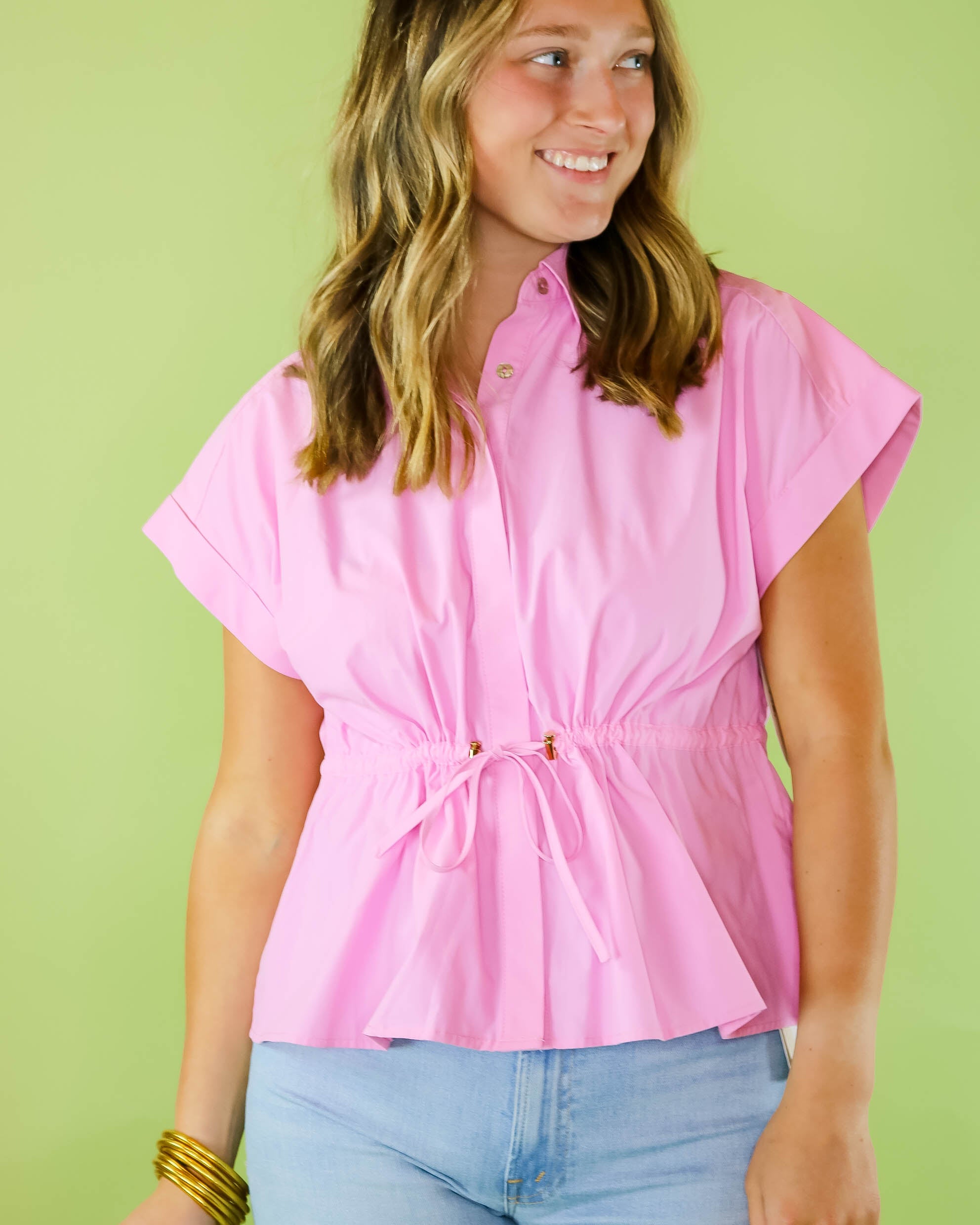 Everyday Cap Sleeve Blouse - Olive You BoutiqueOLIVE YOU233250t31265-P