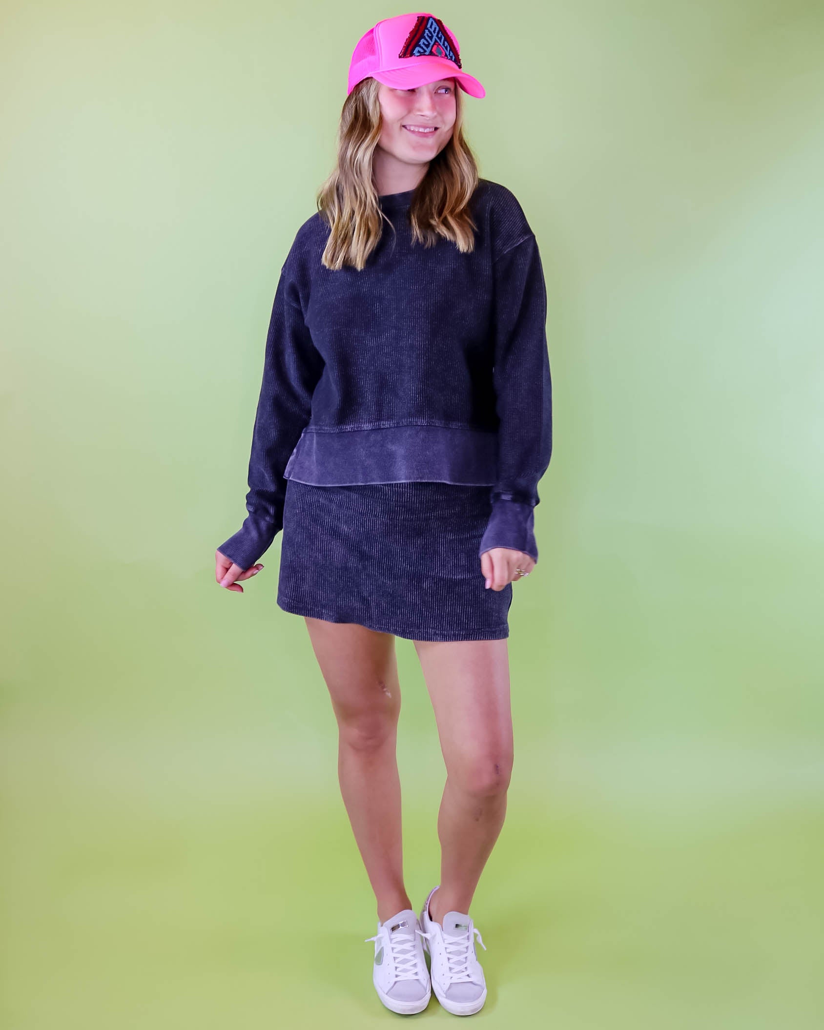 Corded Pull on Skirt - Olive You BoutiqueOLIVE YOU233179Cord Skirt