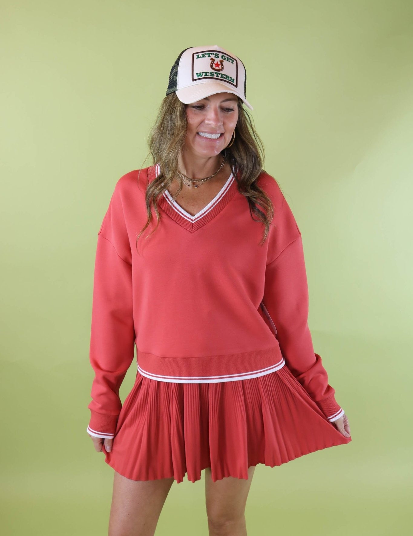 Blithe Cropped Sweatshirt - Olive You BoutiqueVARLEY231764VAR03336